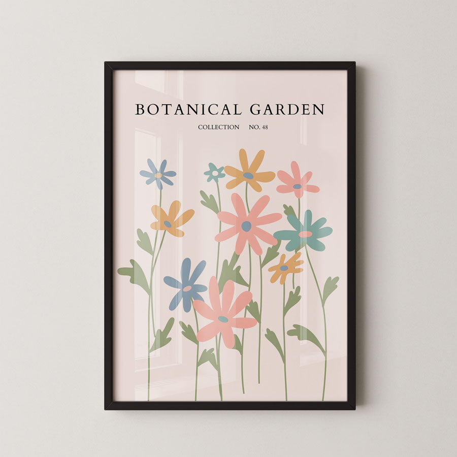 Botanical Garden Playful Floral Stems