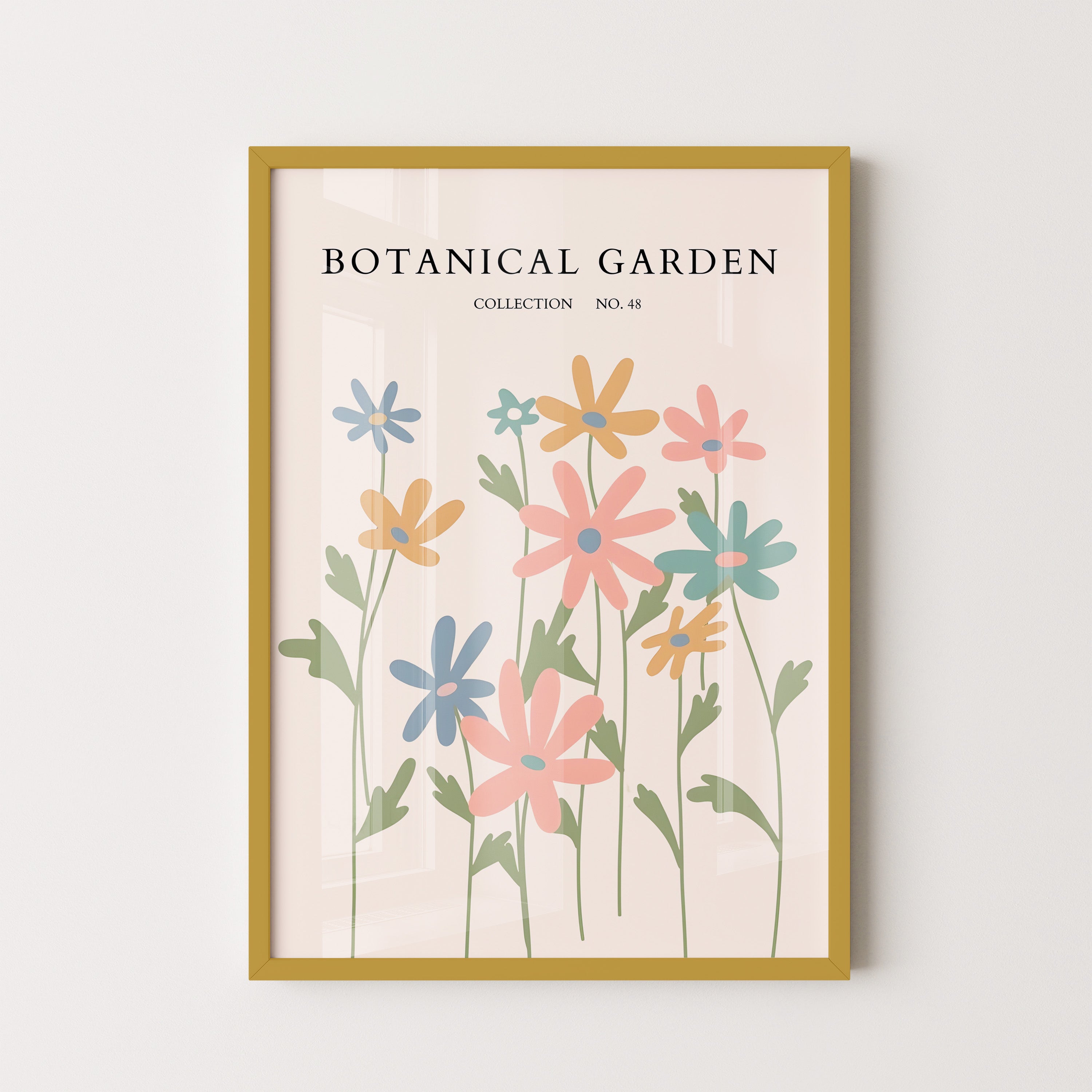Botanical Garden Playful Floral Stems