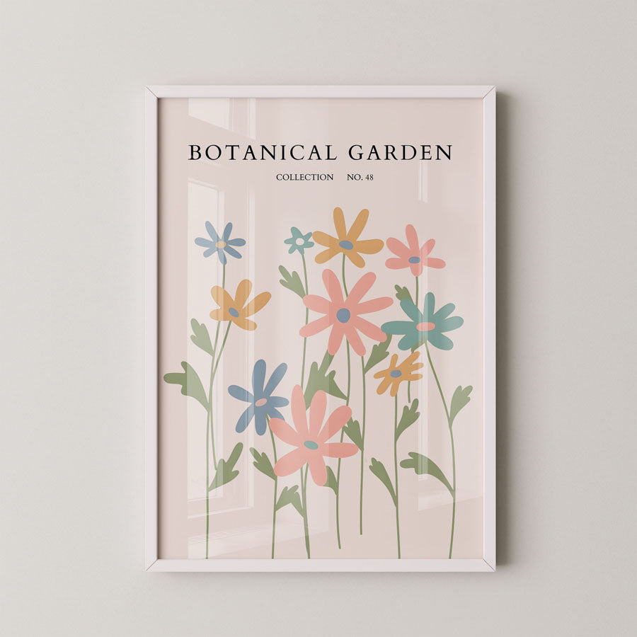 Botanical Garden Playful Floral Stems