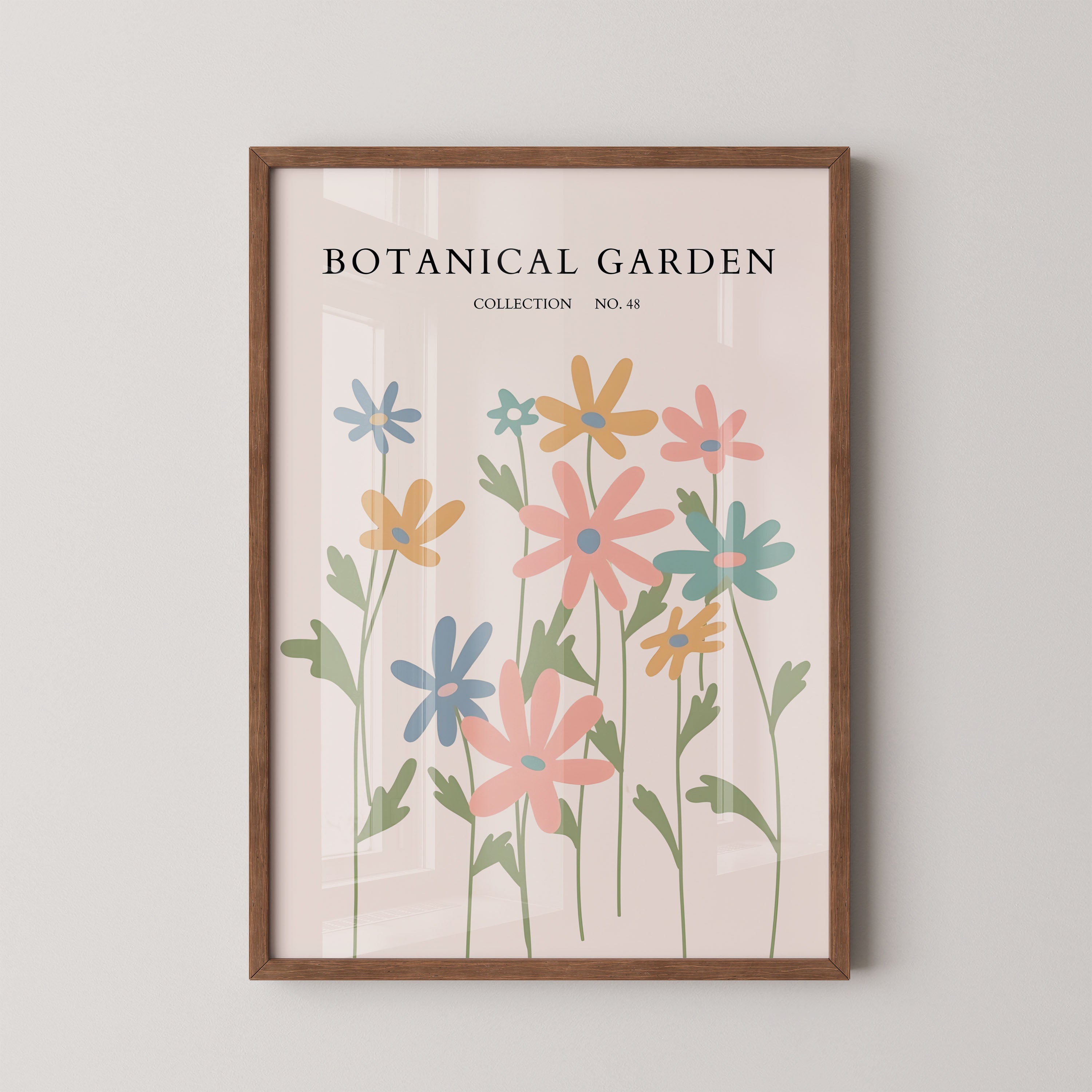 Botanical Garden Playful Floral Stems