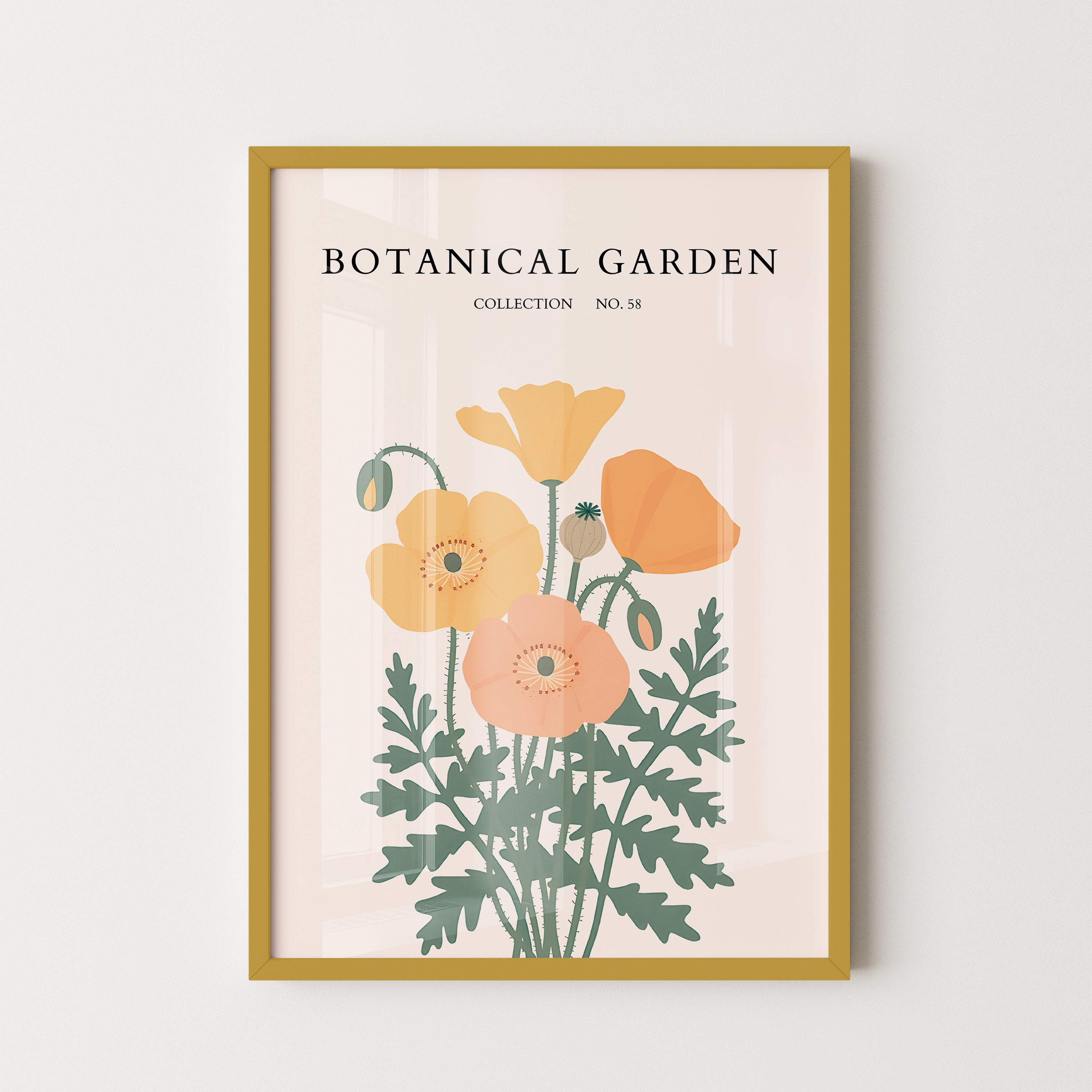 Botanical Garden Warm Poppy Form