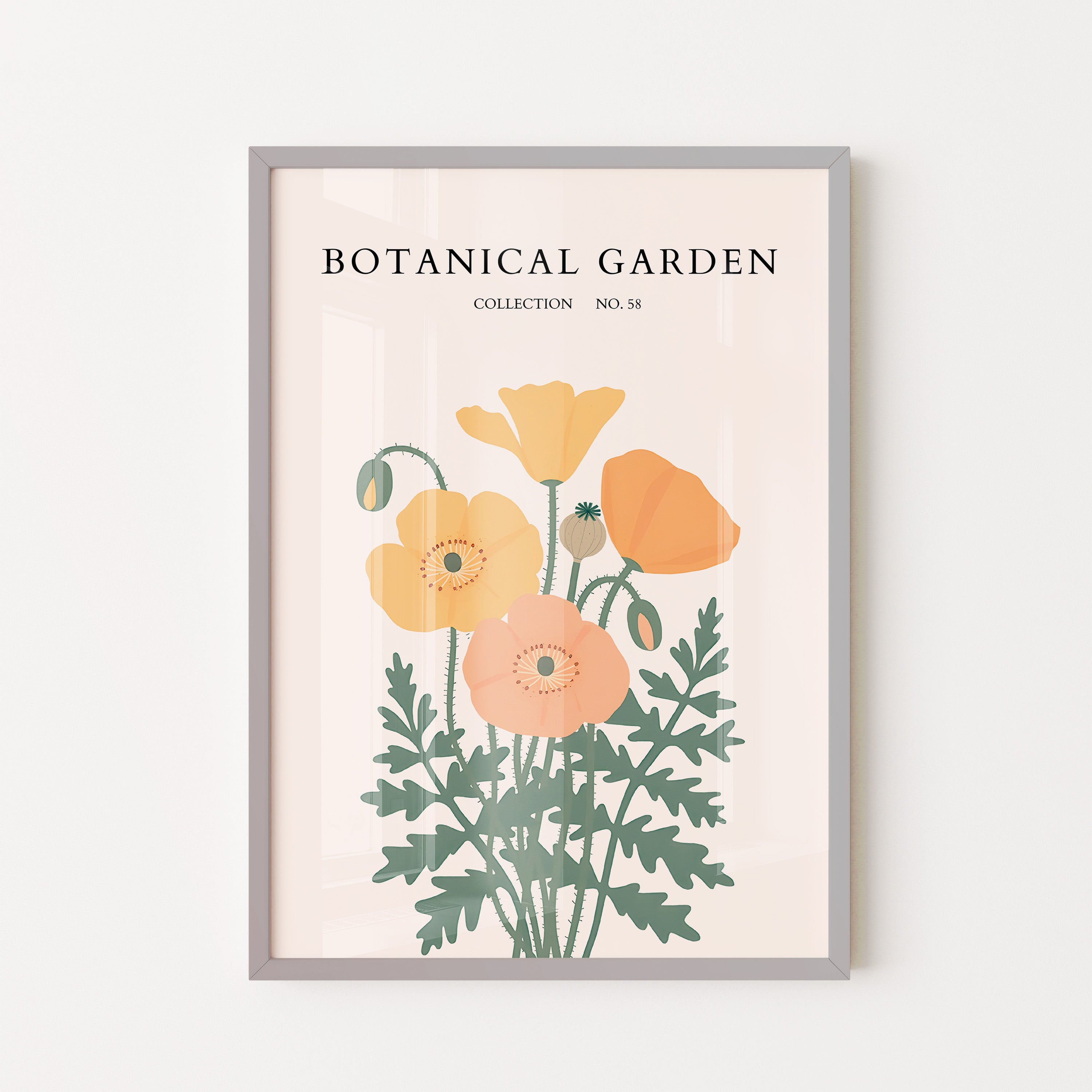 Botanical Garden Warm Poppy Form