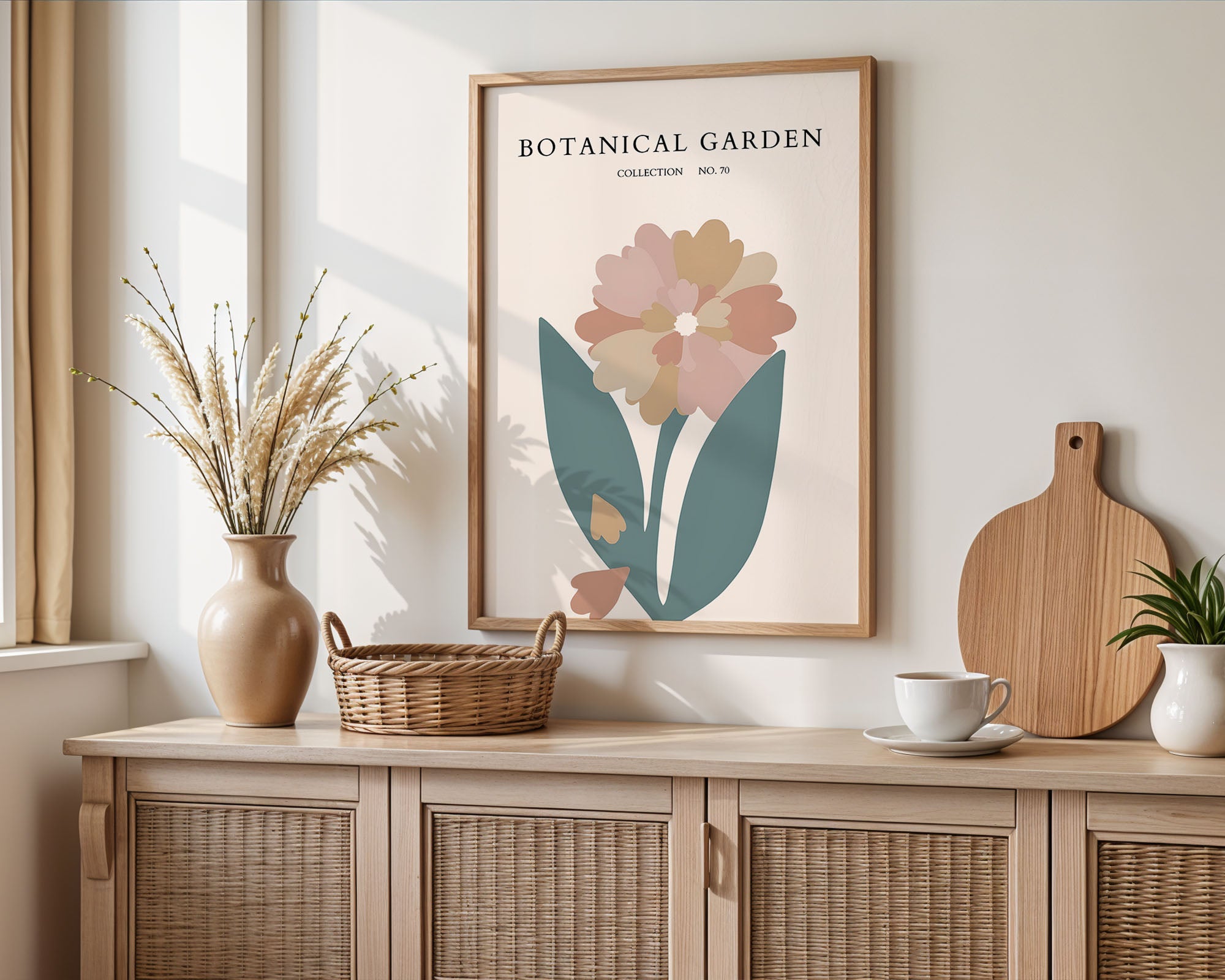 Soft Vintage Floral Form