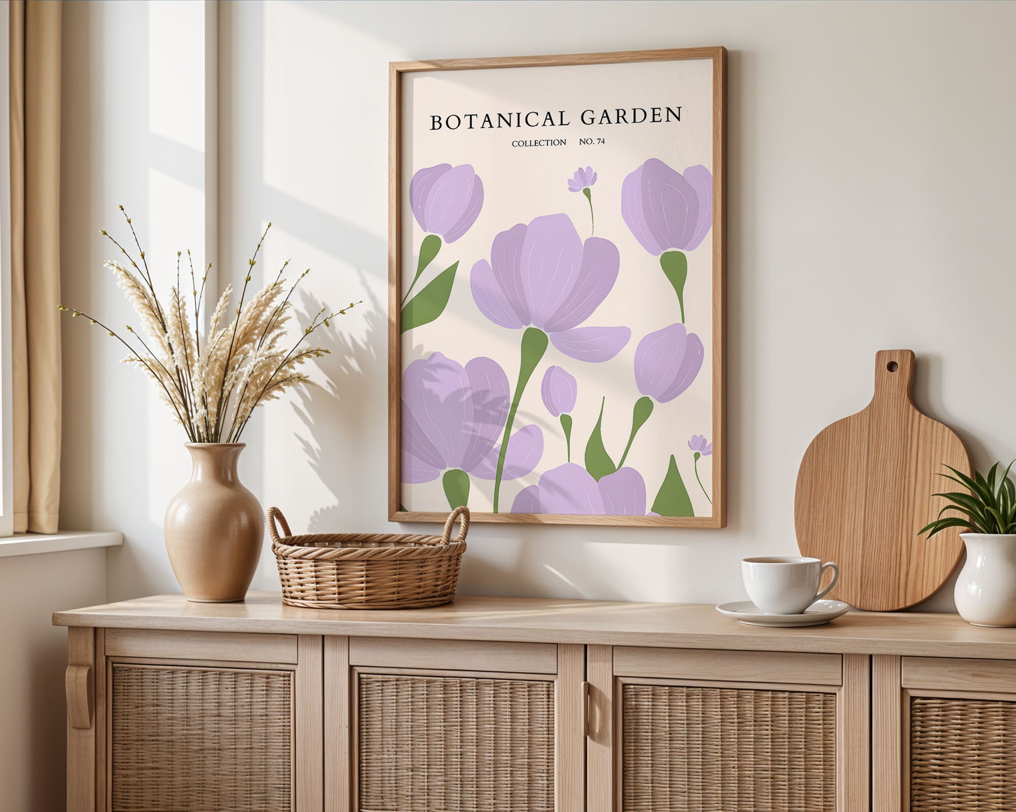 Pastel Minimal Floral Bloom