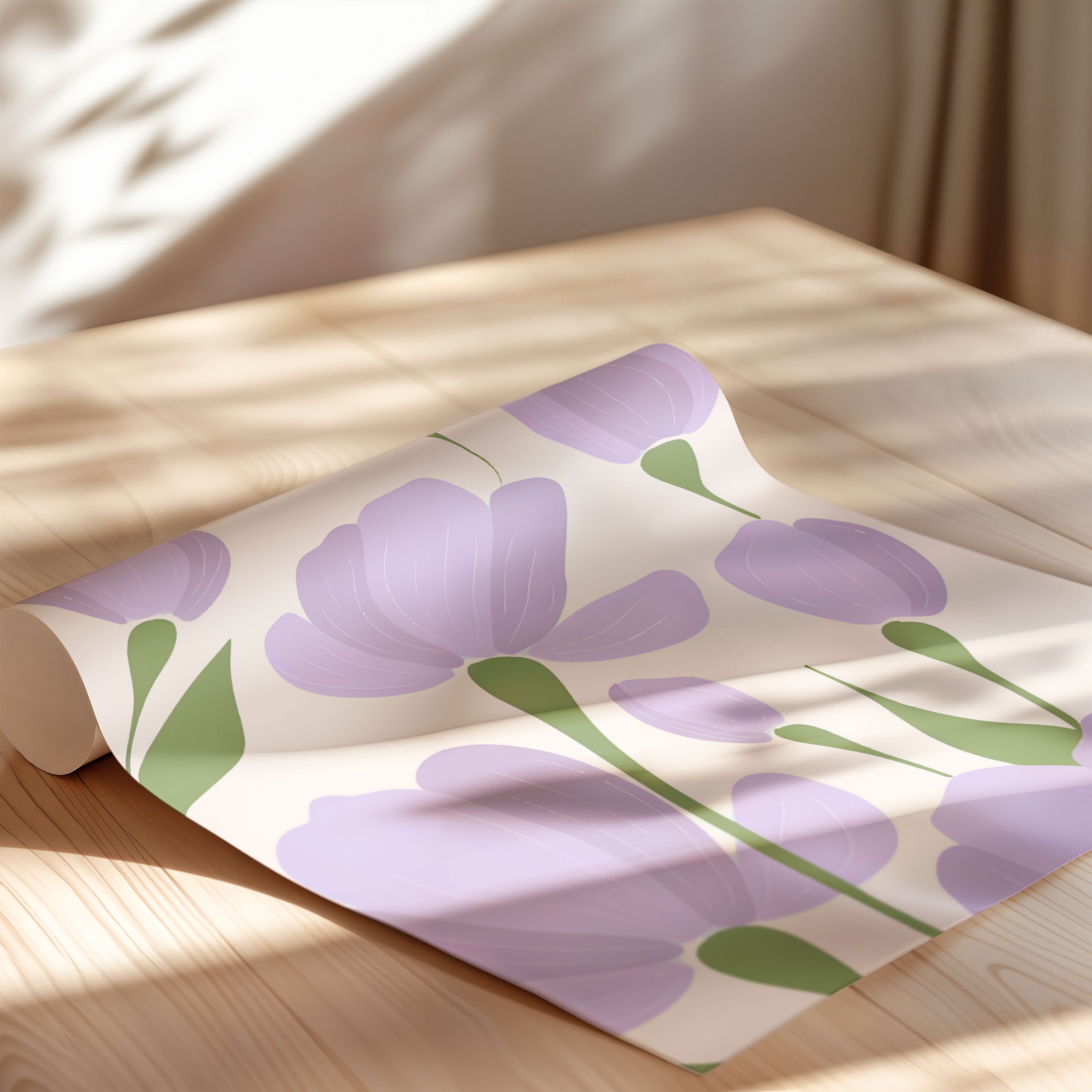 Pastel Minimal Floral Bloom