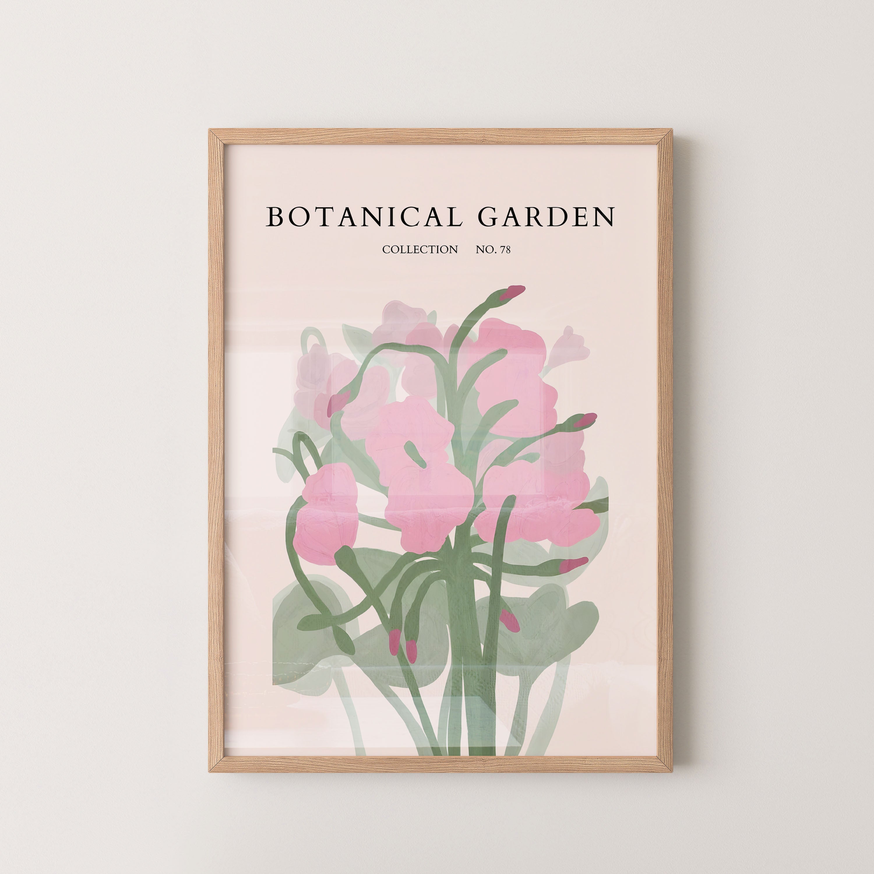Soft Blush Floral Composition