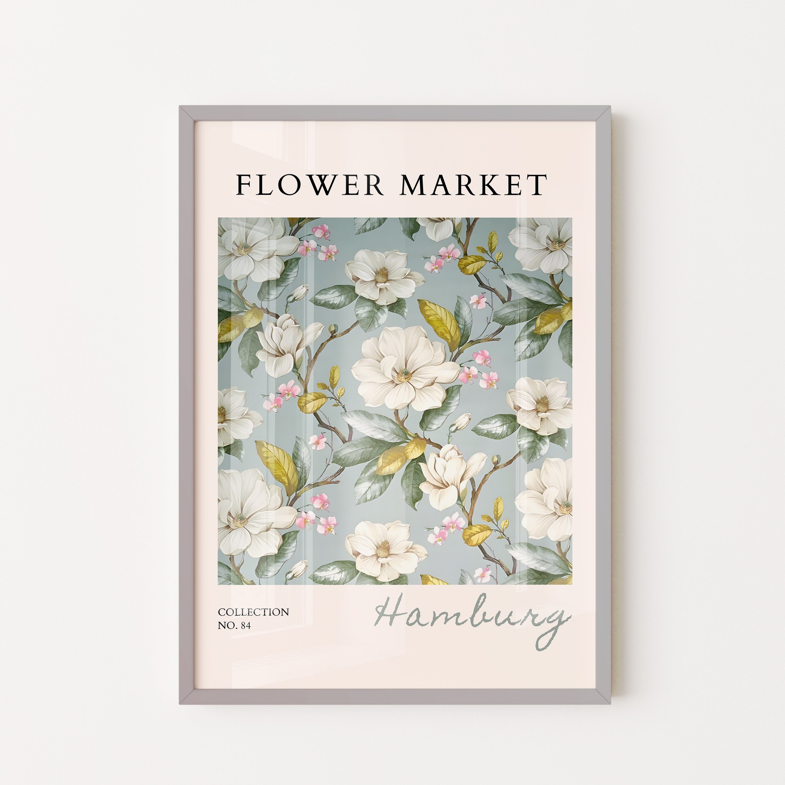Soft Botanical Floral Pattern