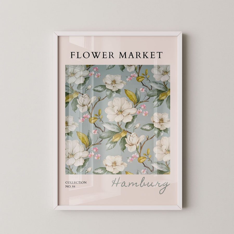 Soft Botanical Floral Pattern