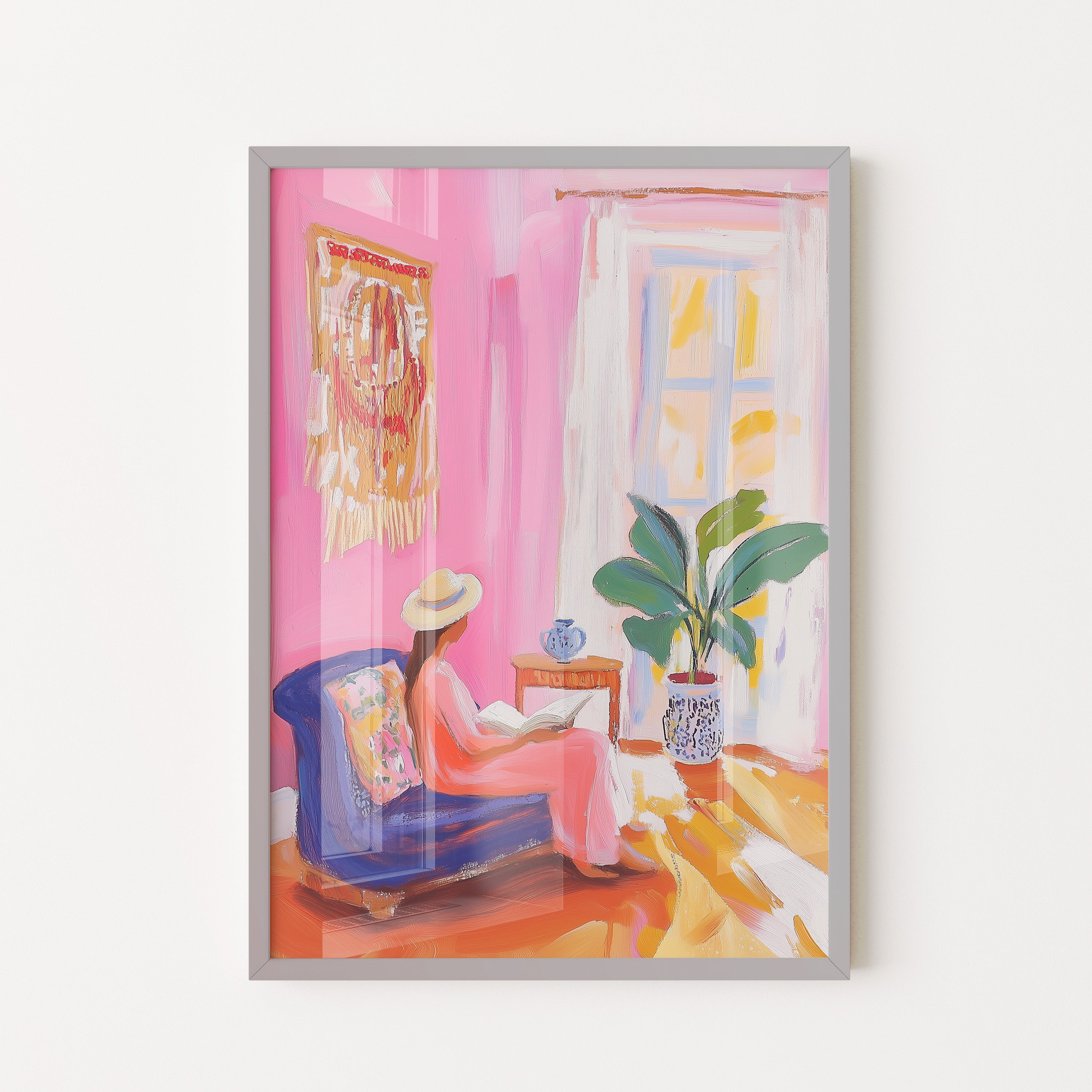 Sunlit Reading Room