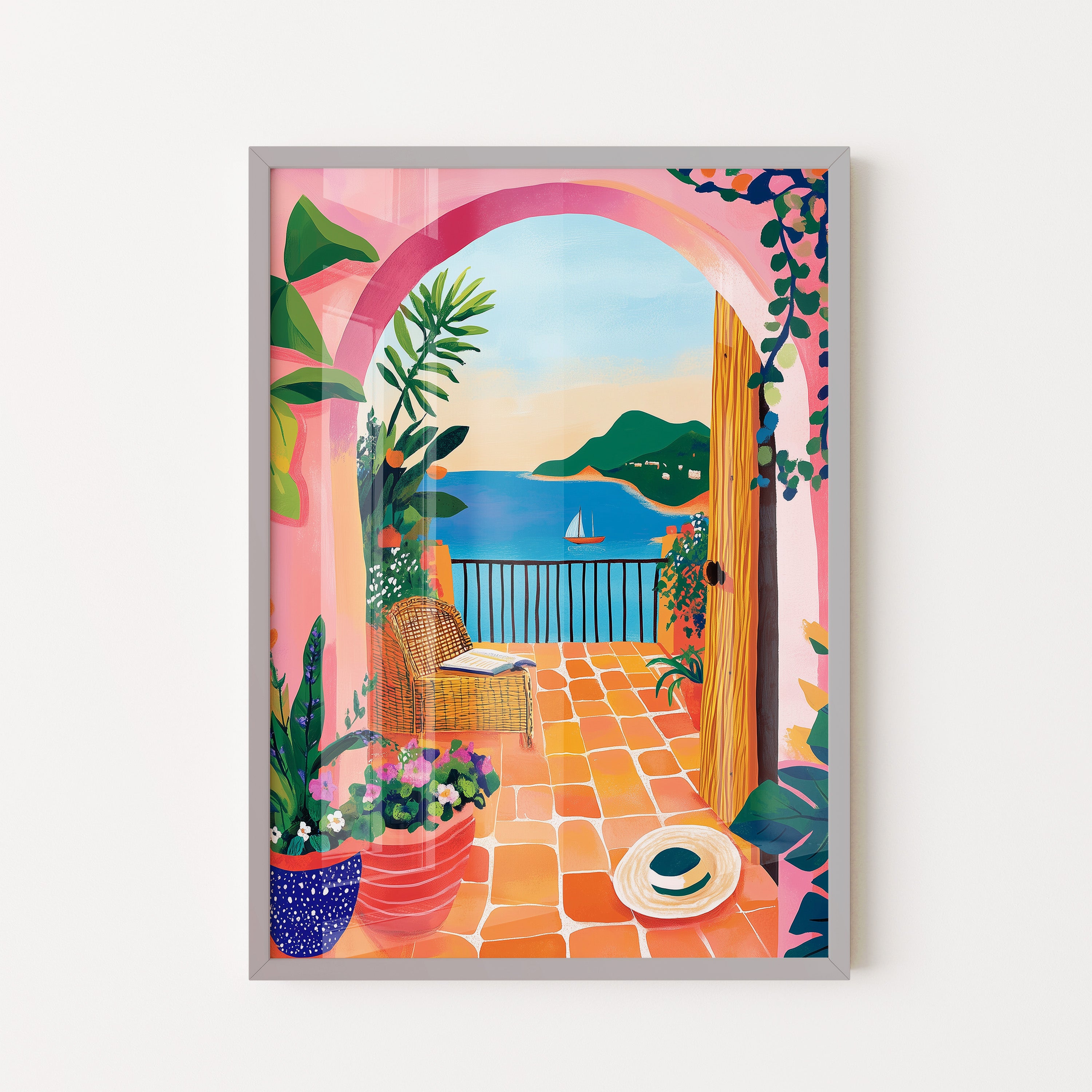 Coastal Archway With Sea View