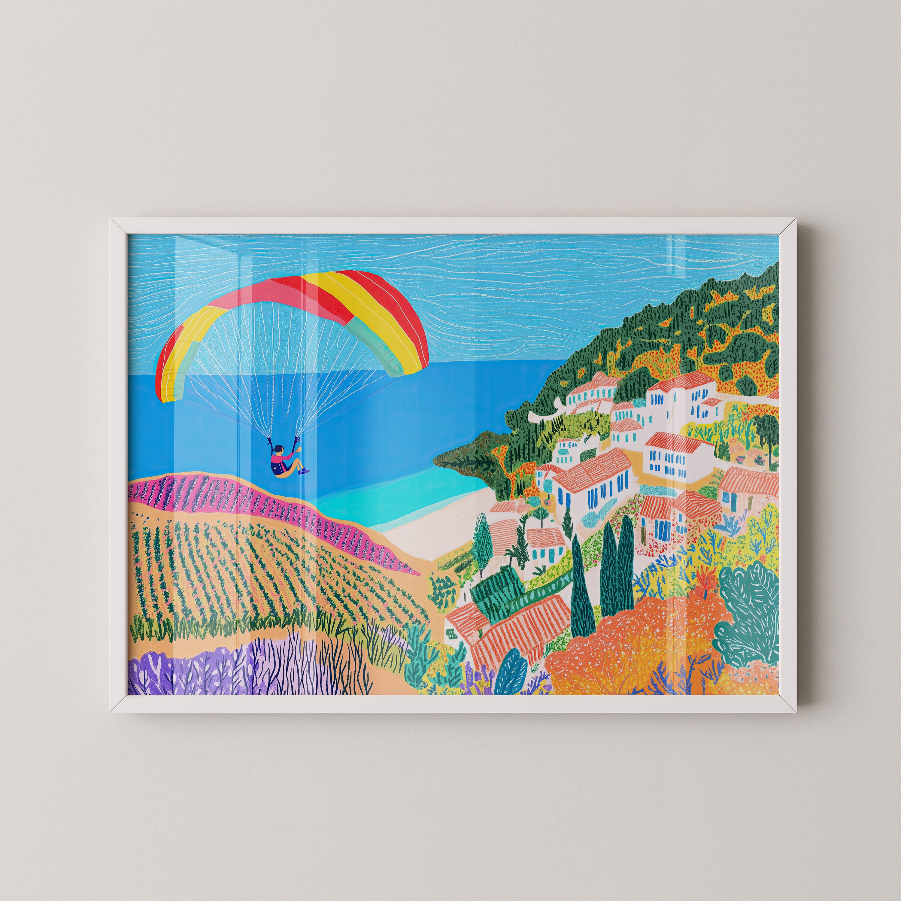 Above The Coastal Village