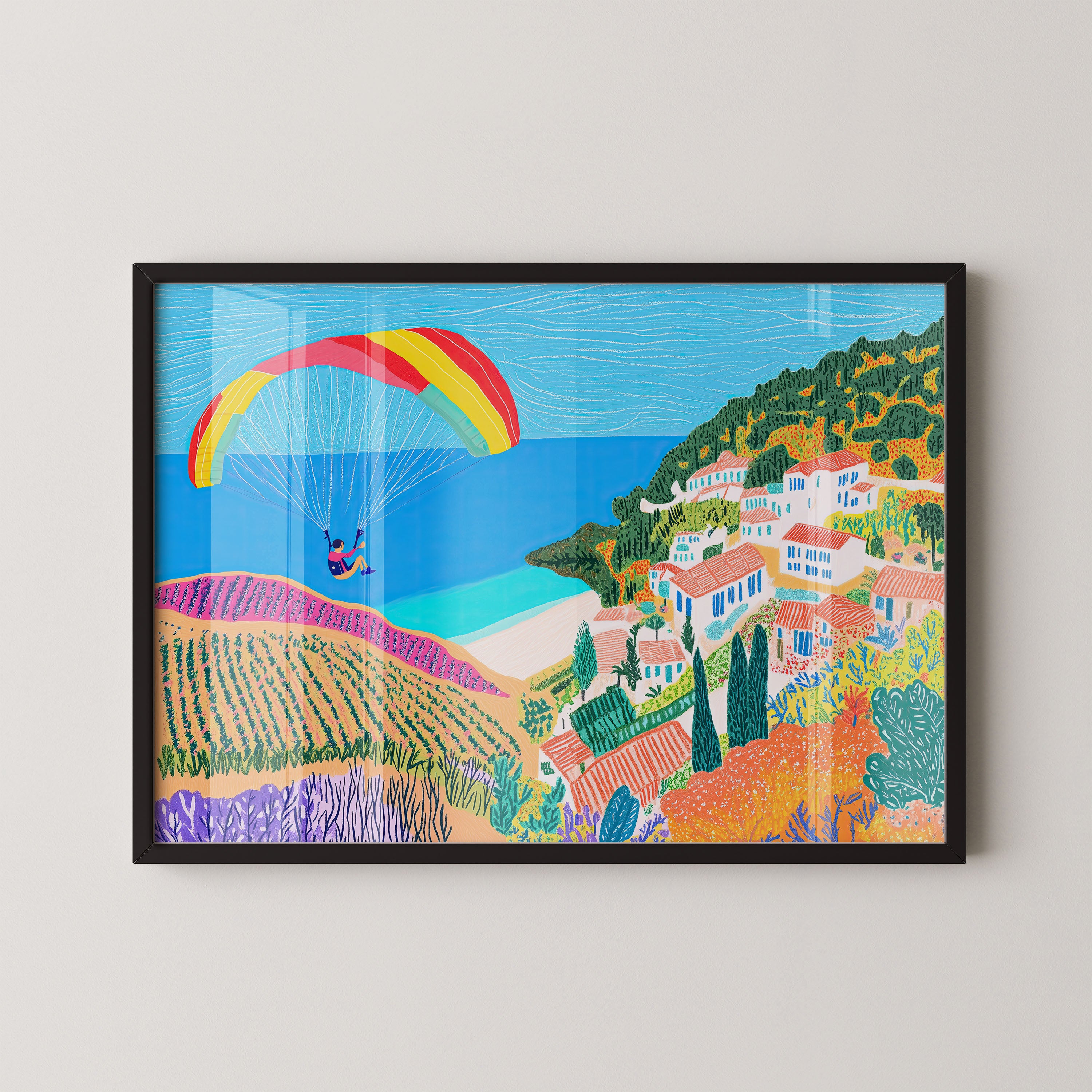 Above The Coastal Village