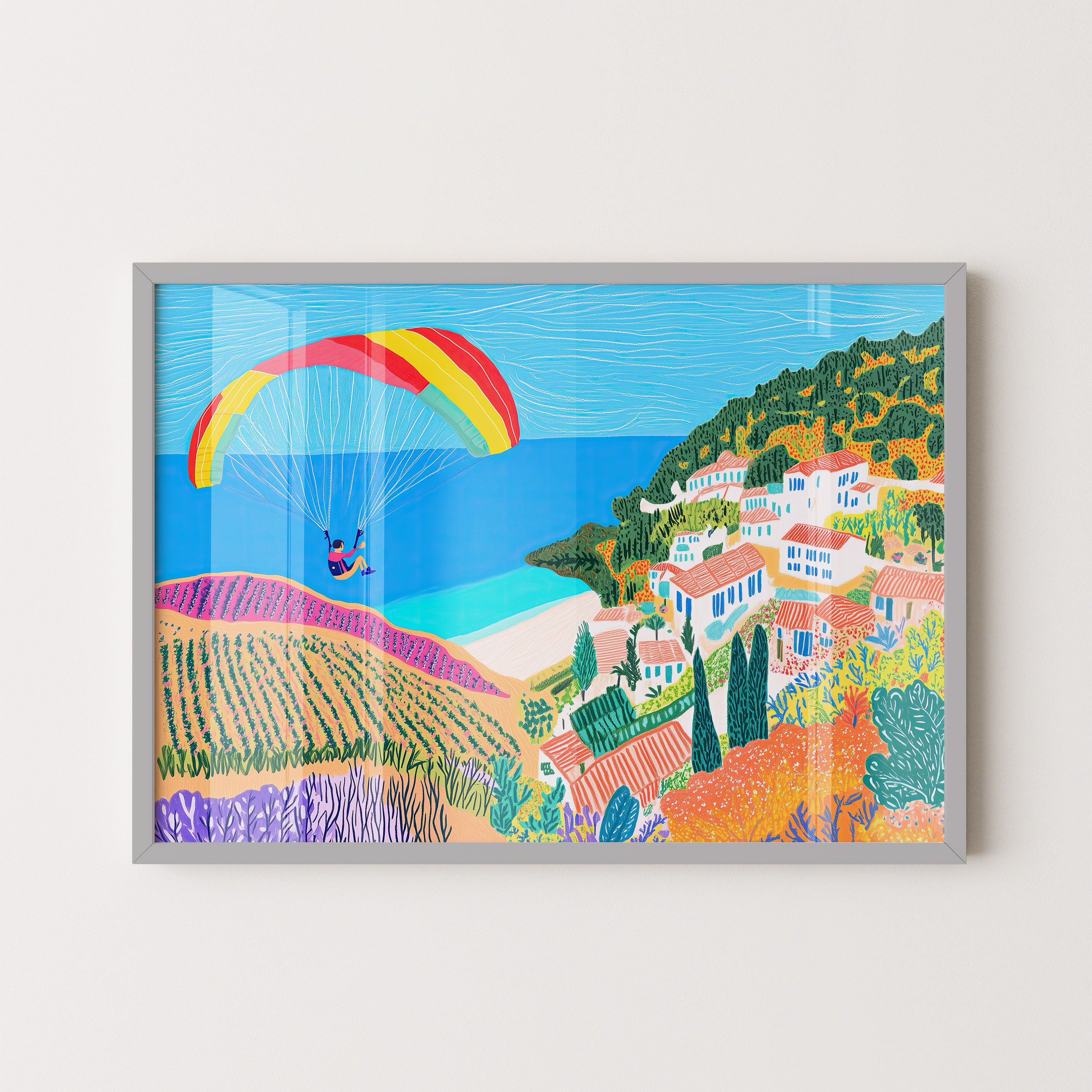 Above The Coastal Village
