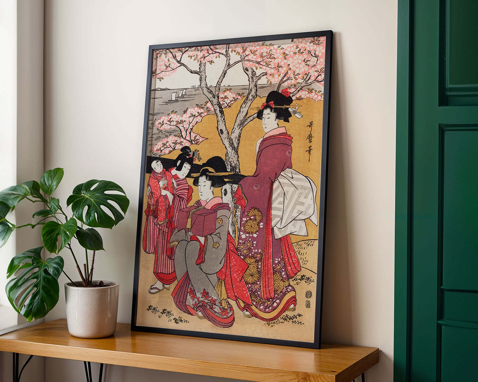 Spring Gathering Under Blossoms