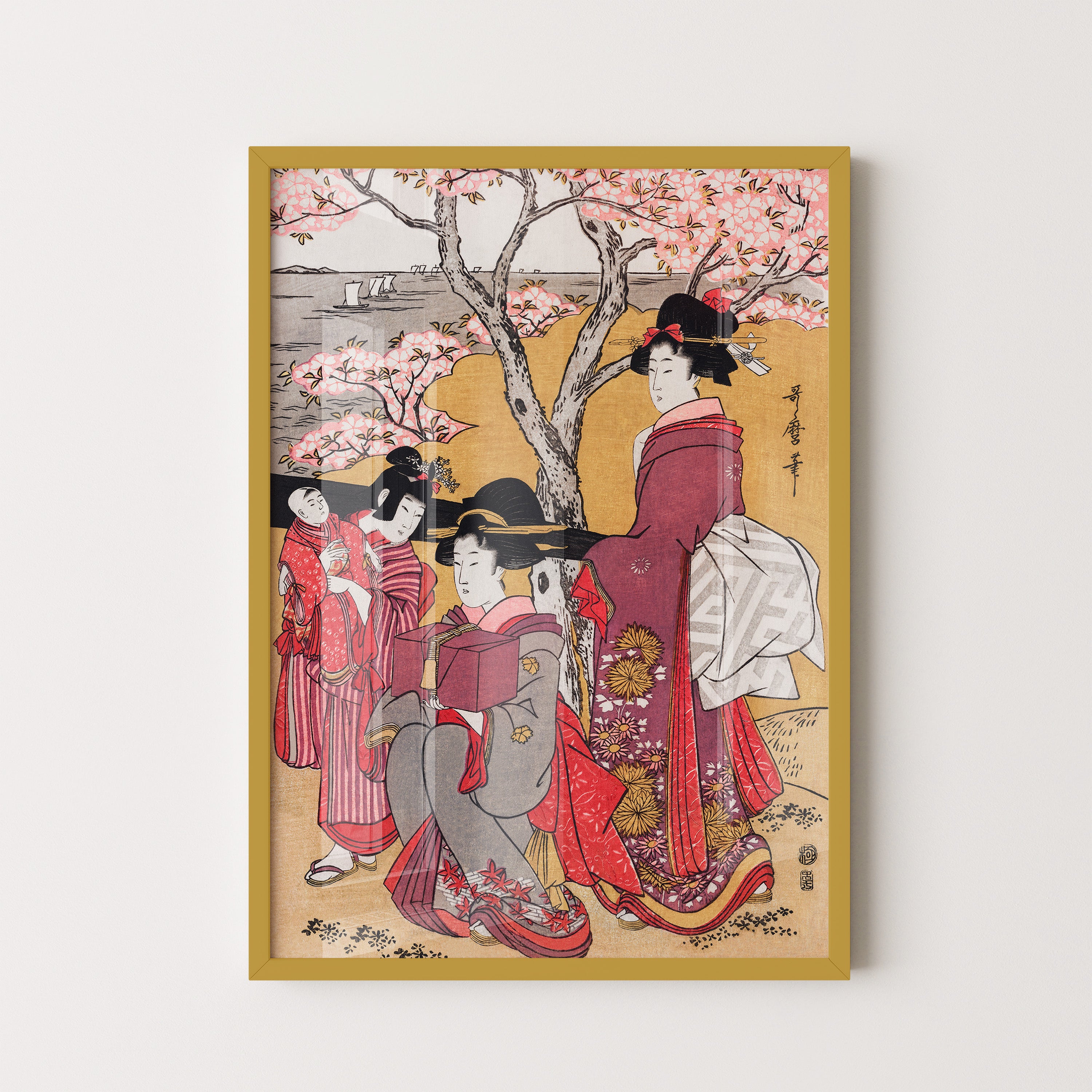 Spring Gathering Under Blossoms