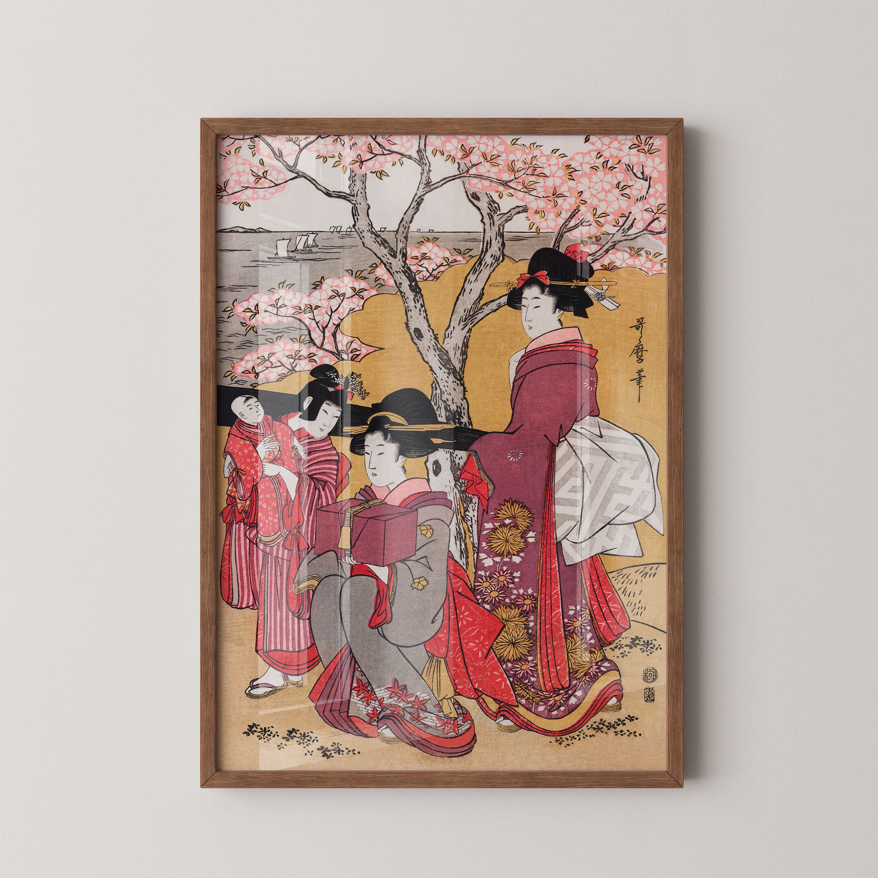 Spring Gathering Under Blossoms