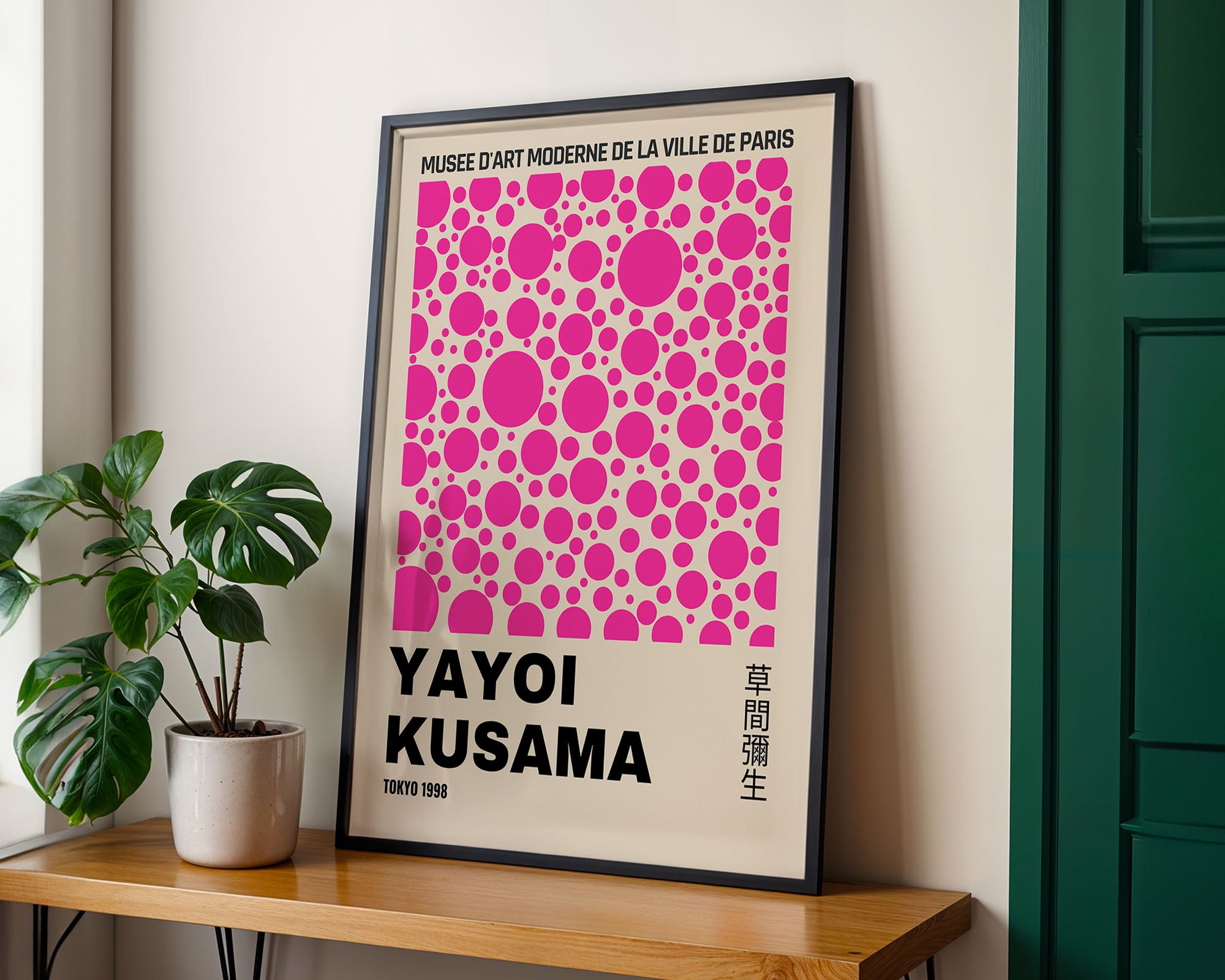 Japanese Art Print – Pink Dot Exhibition Poster