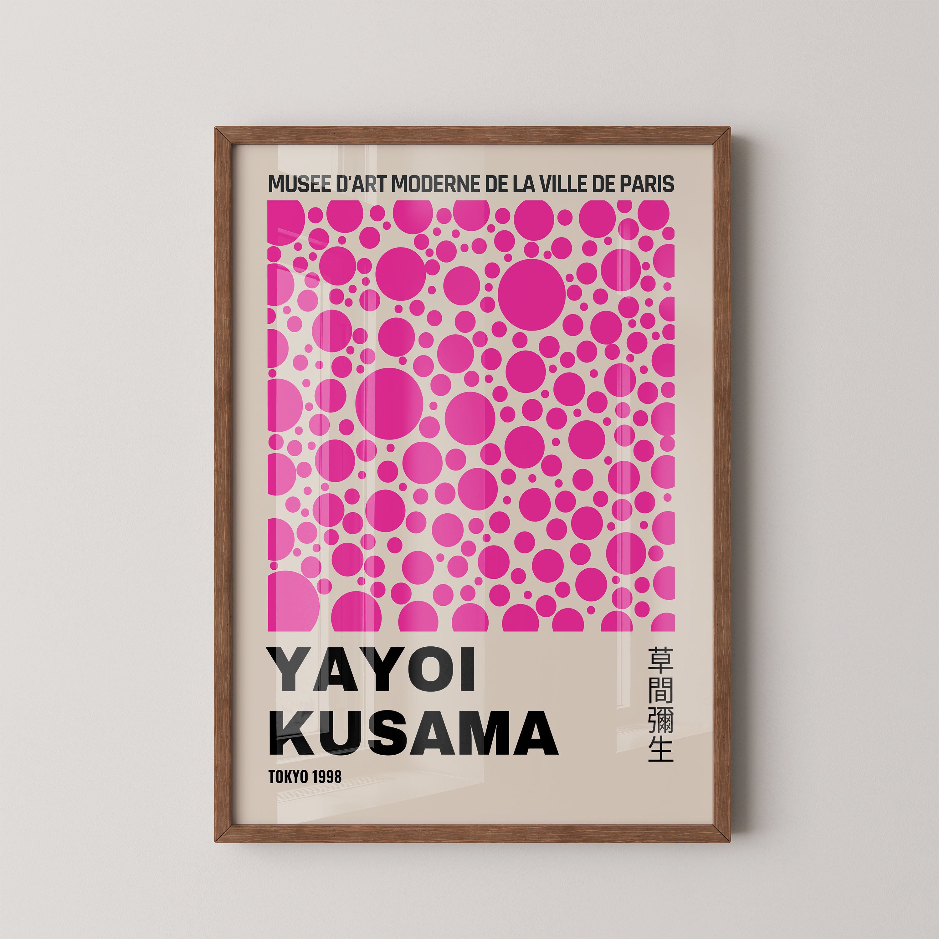 Japanese Art Print – Pink Dot Exhibition Poster