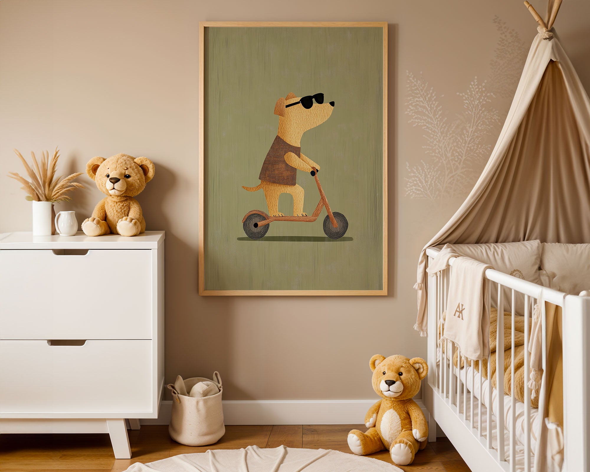 Cool Pup Scooter Ride