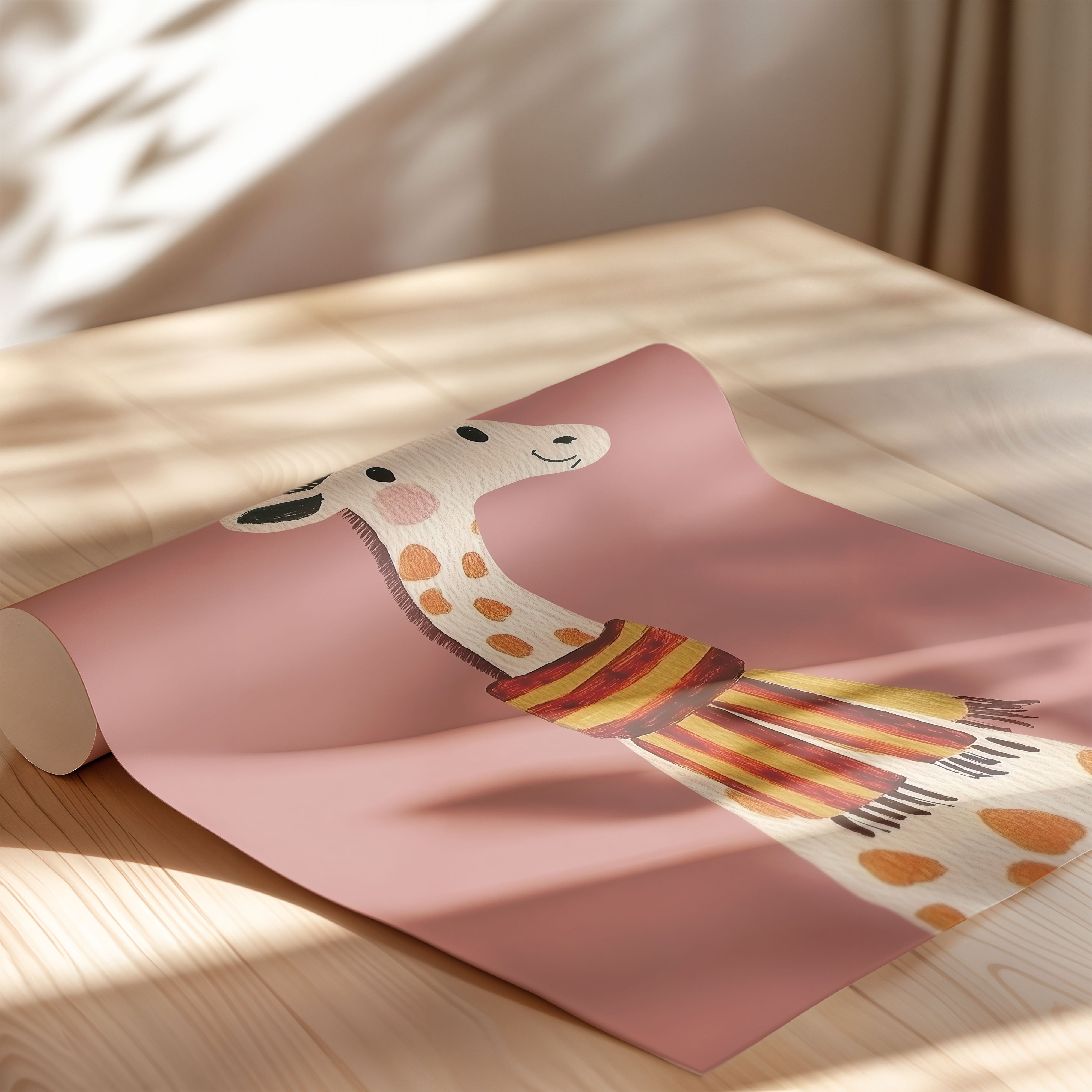 Cozy Giraffe Morning