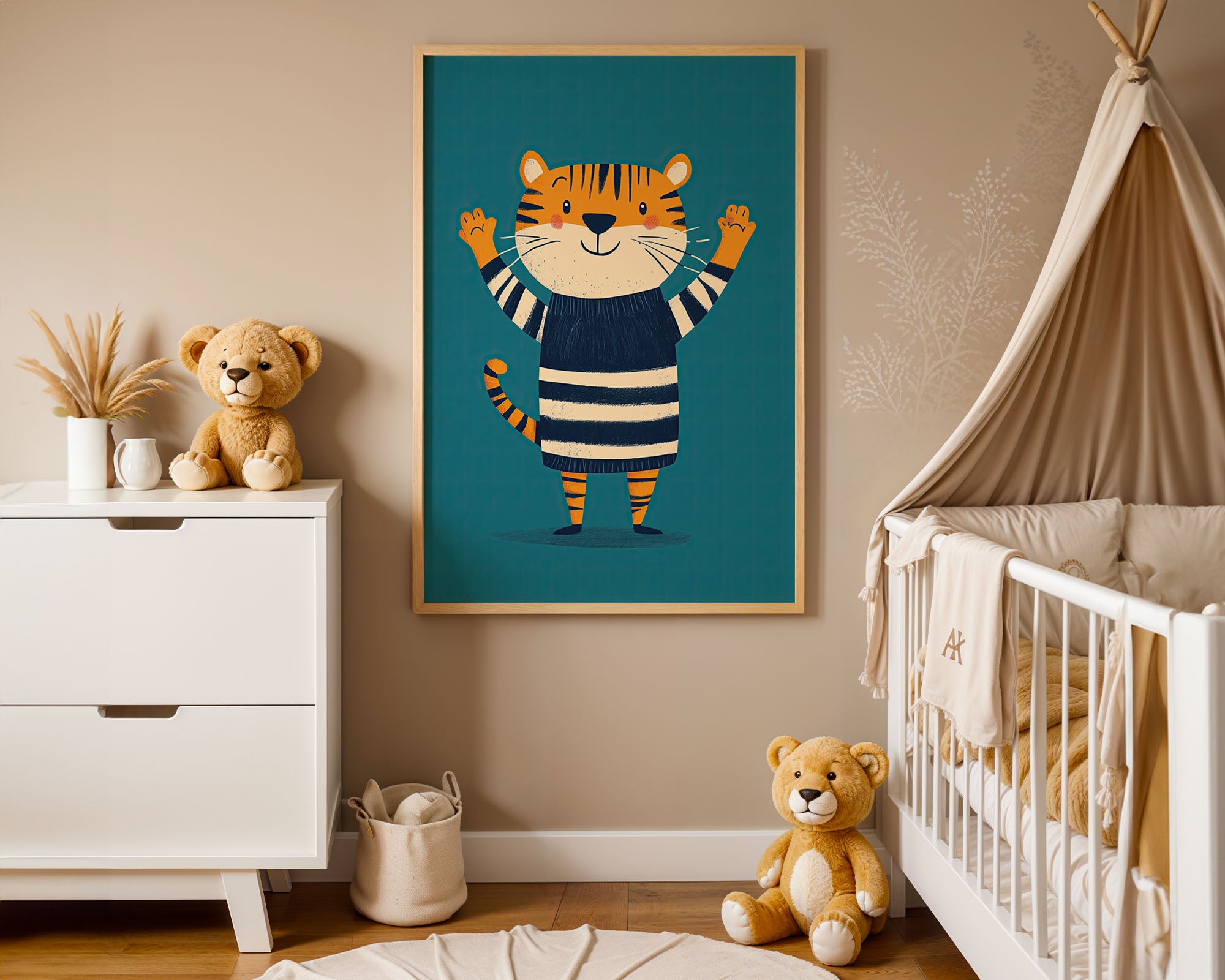Happy Little Tiger