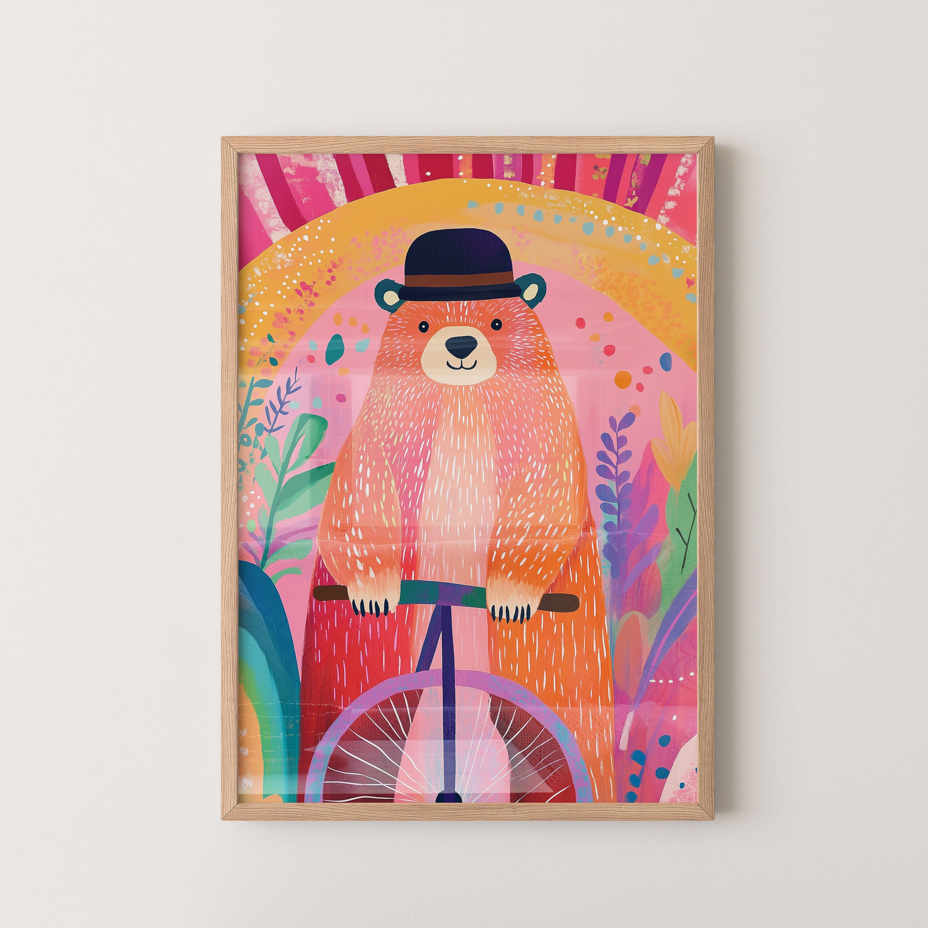 Bear On A Bicycle