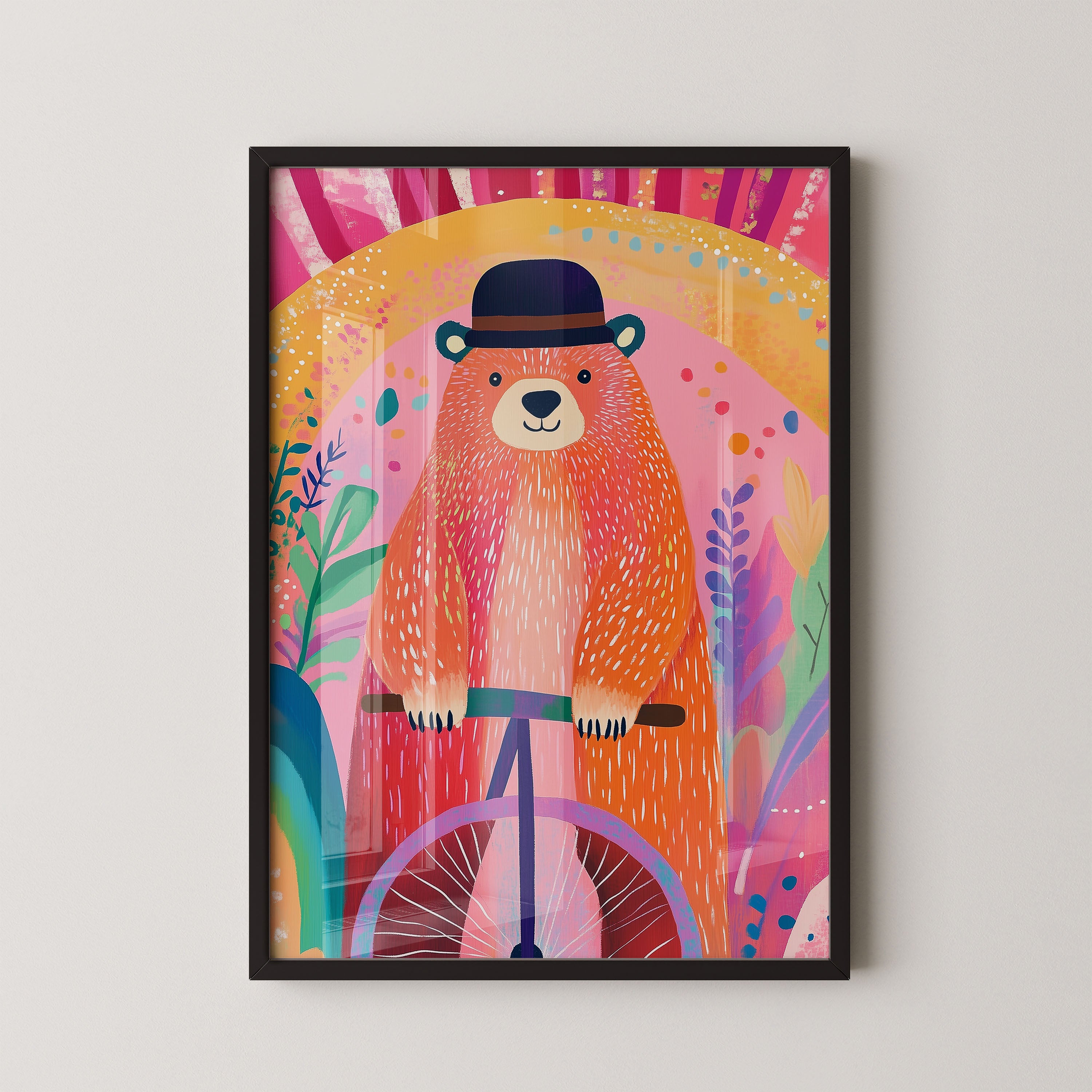 Bear On A Bicycle