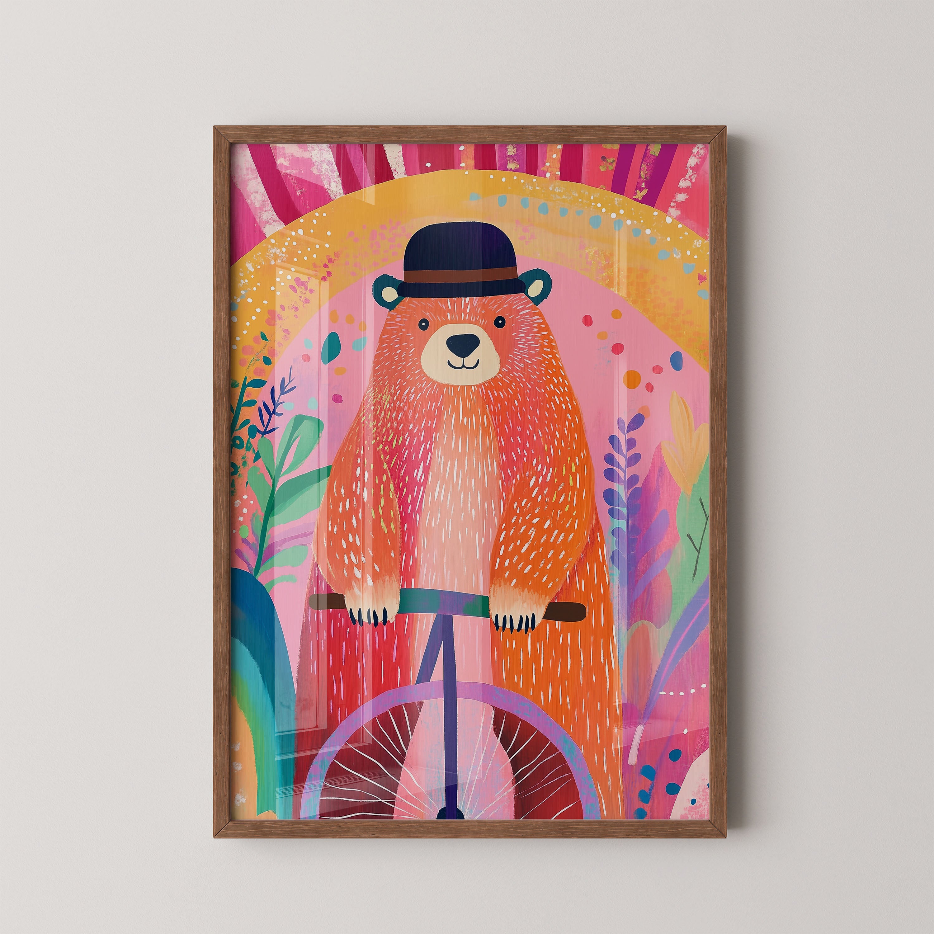 Bear On A Bicycle