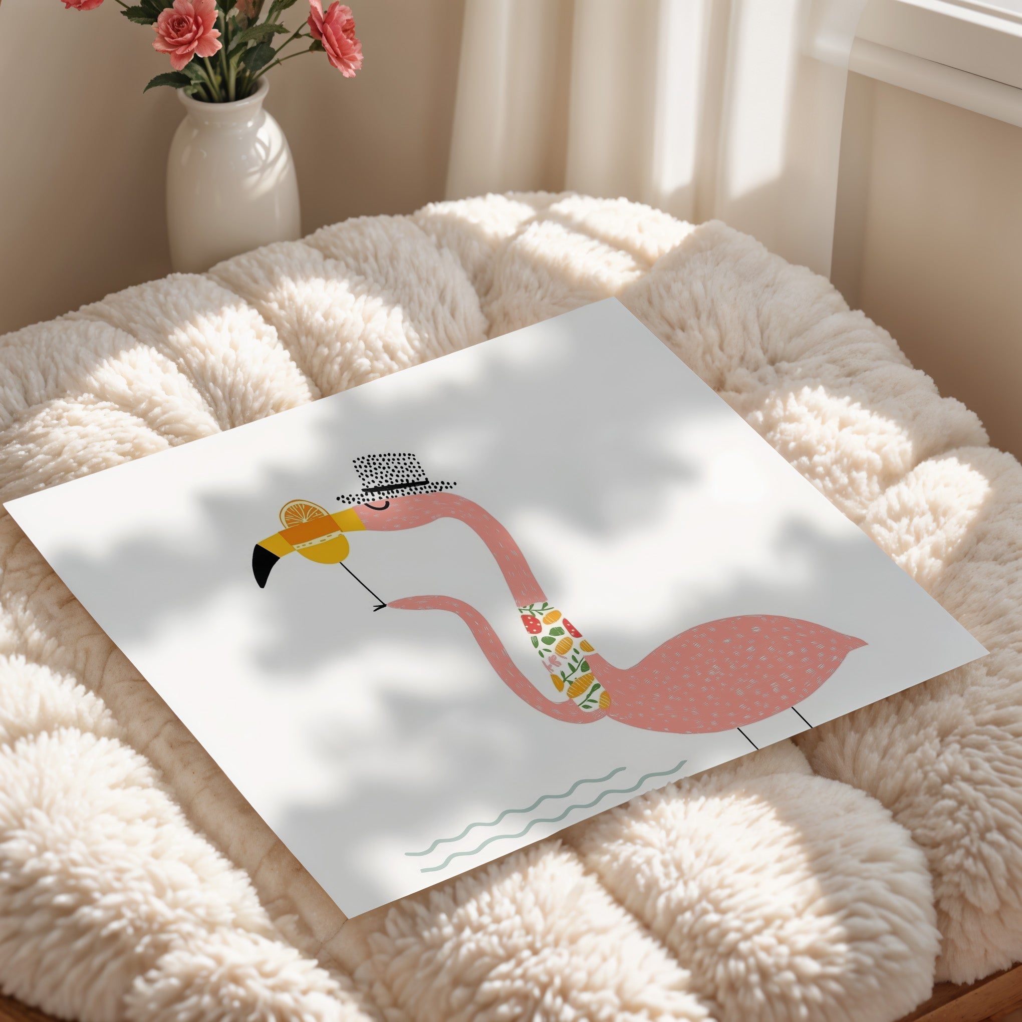 Tropical Flamingo Sip