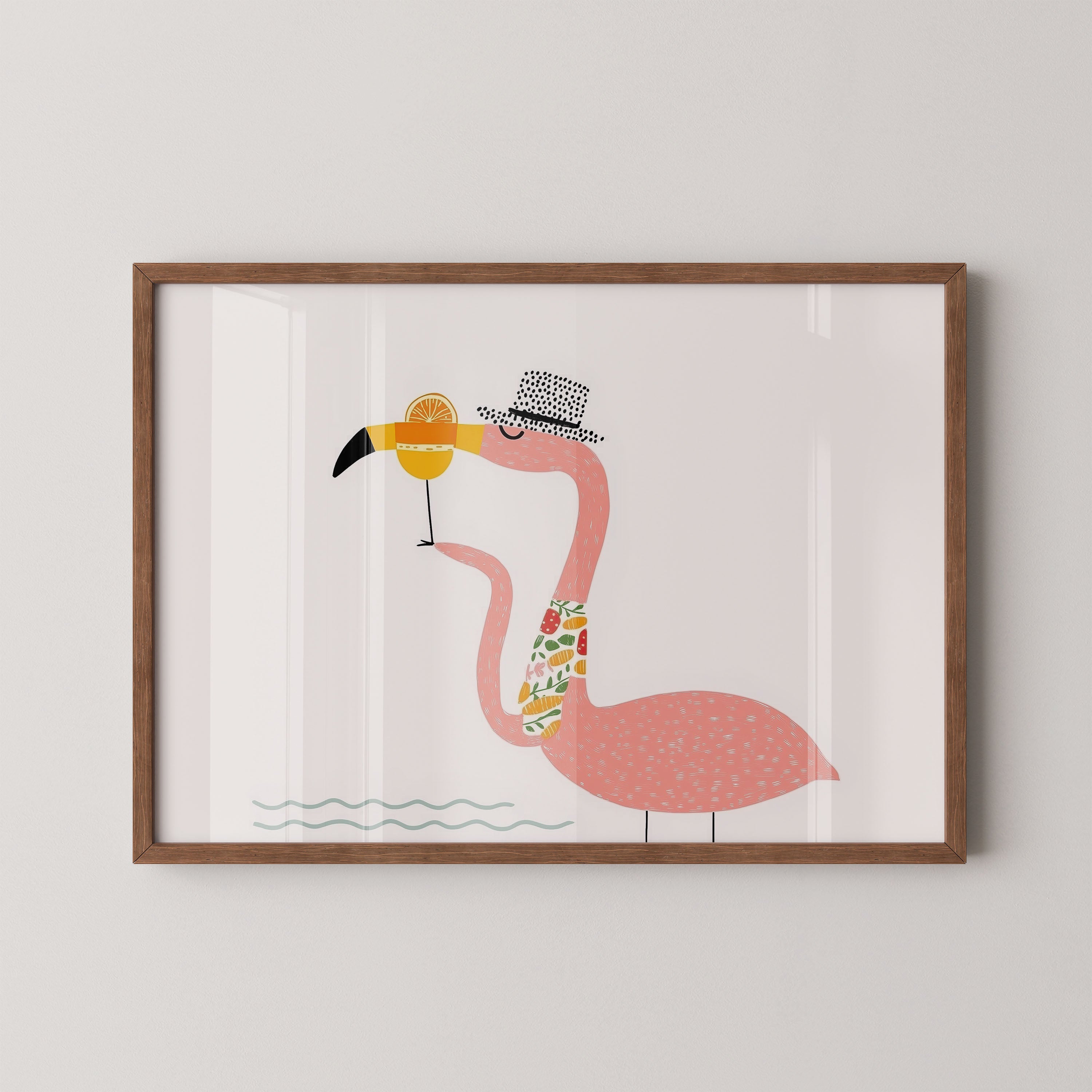 Tropical Flamingo Sip