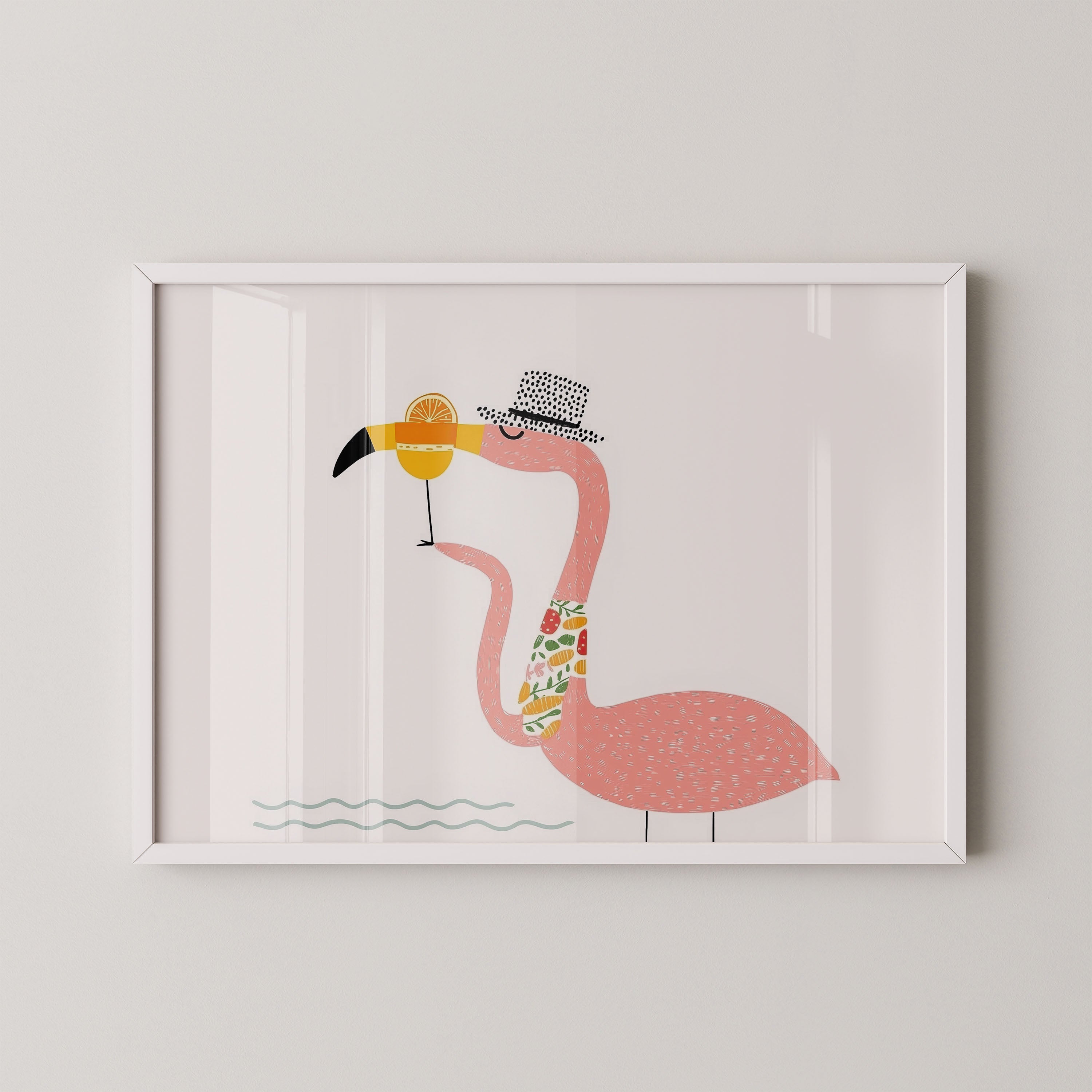 Tropical Flamingo Sip