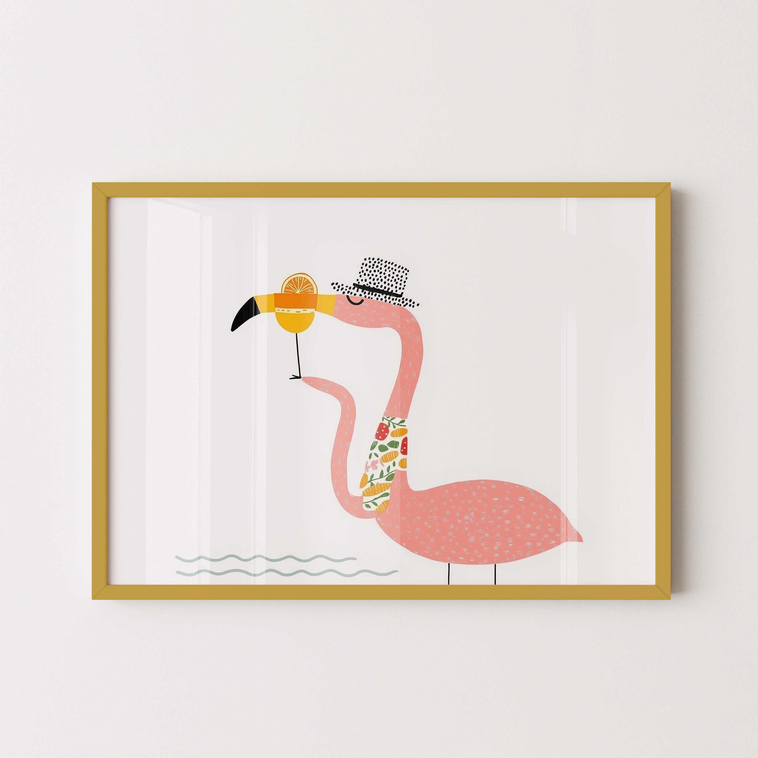 Tropical Flamingo Sip
