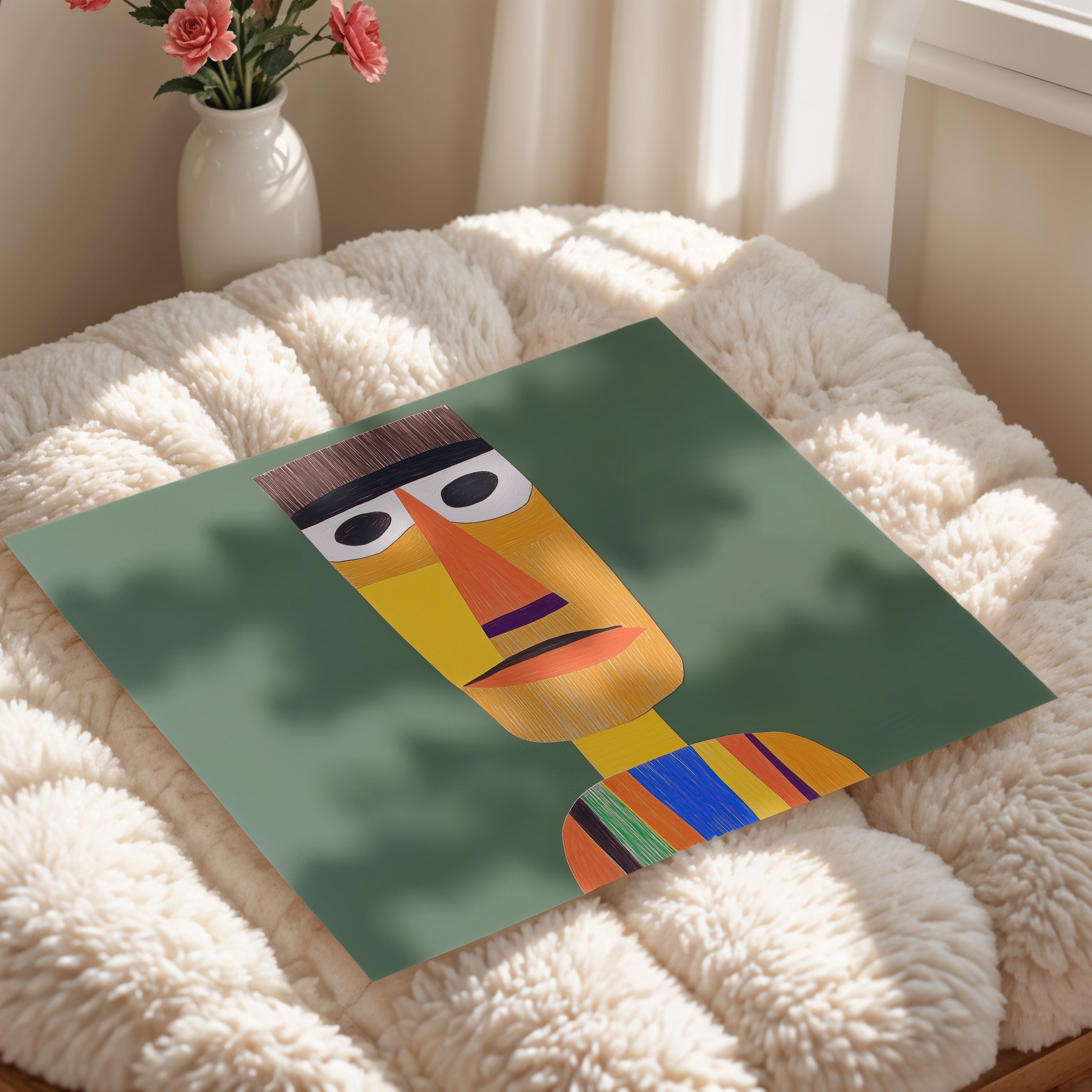 Color Stripe Portrait