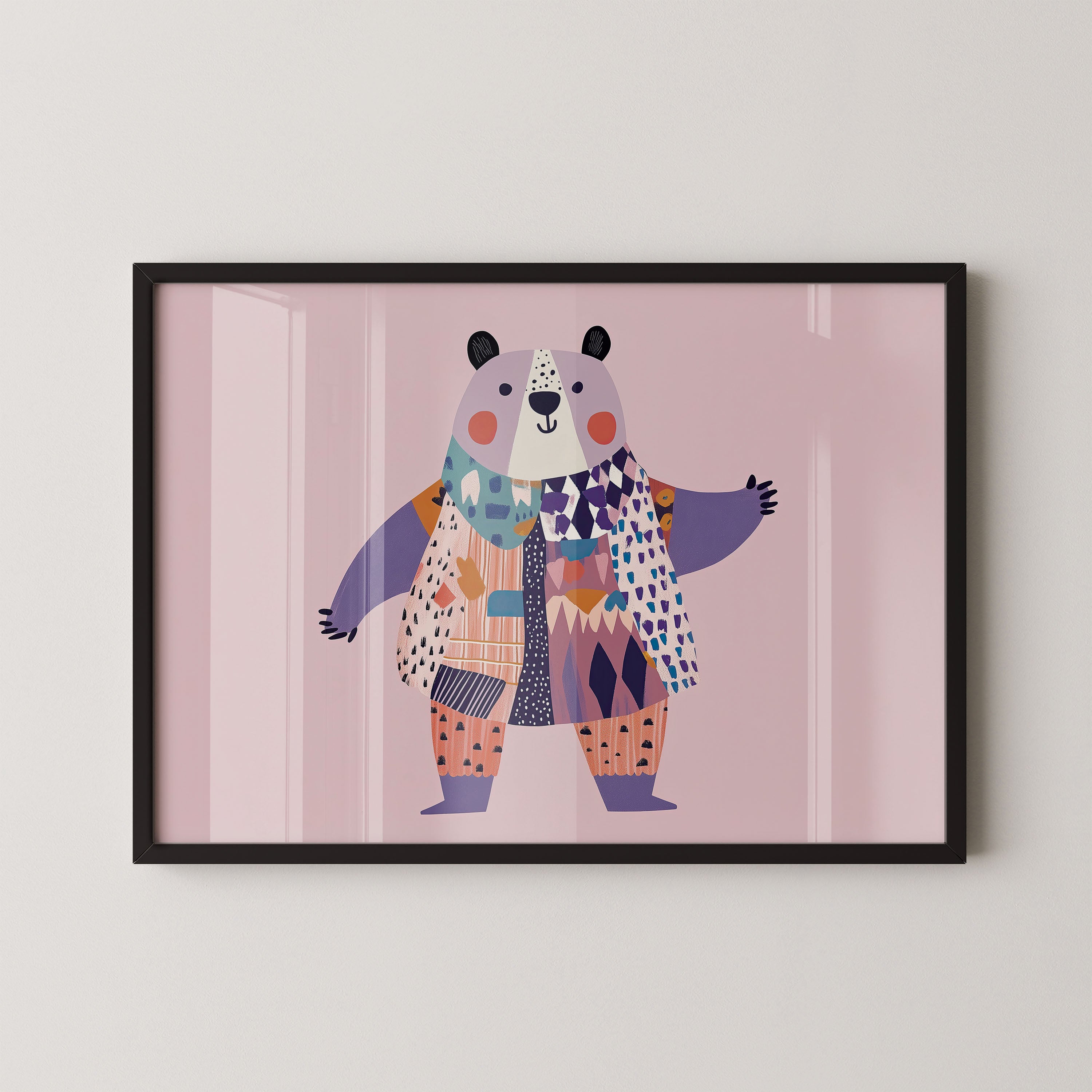 Patchwork Panda Charm