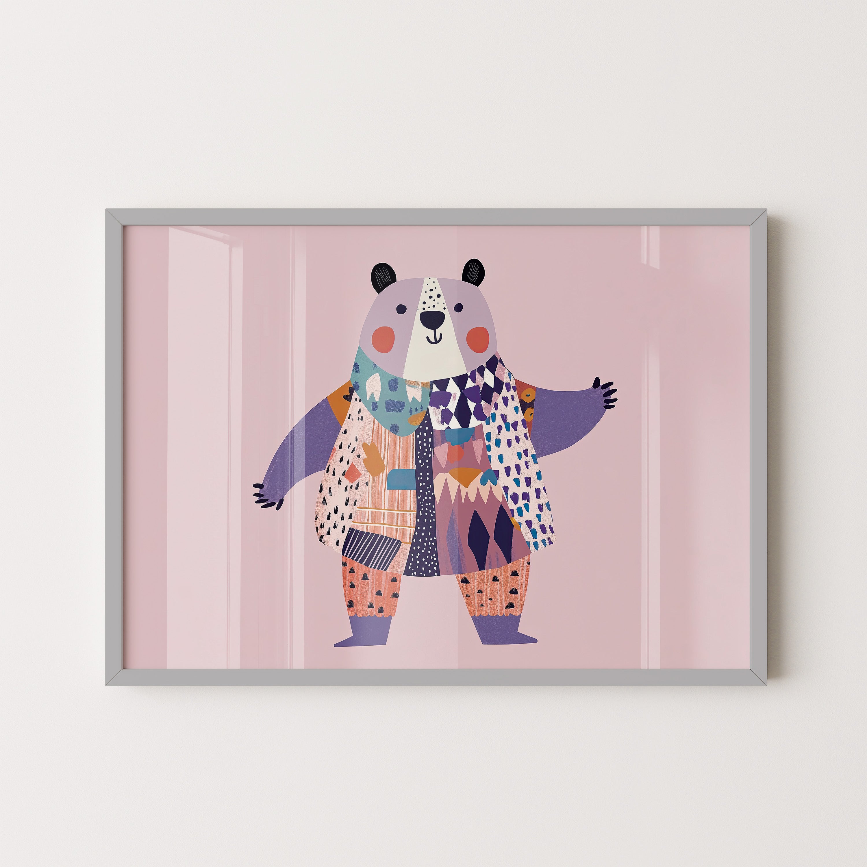 Patchwork Panda Charm