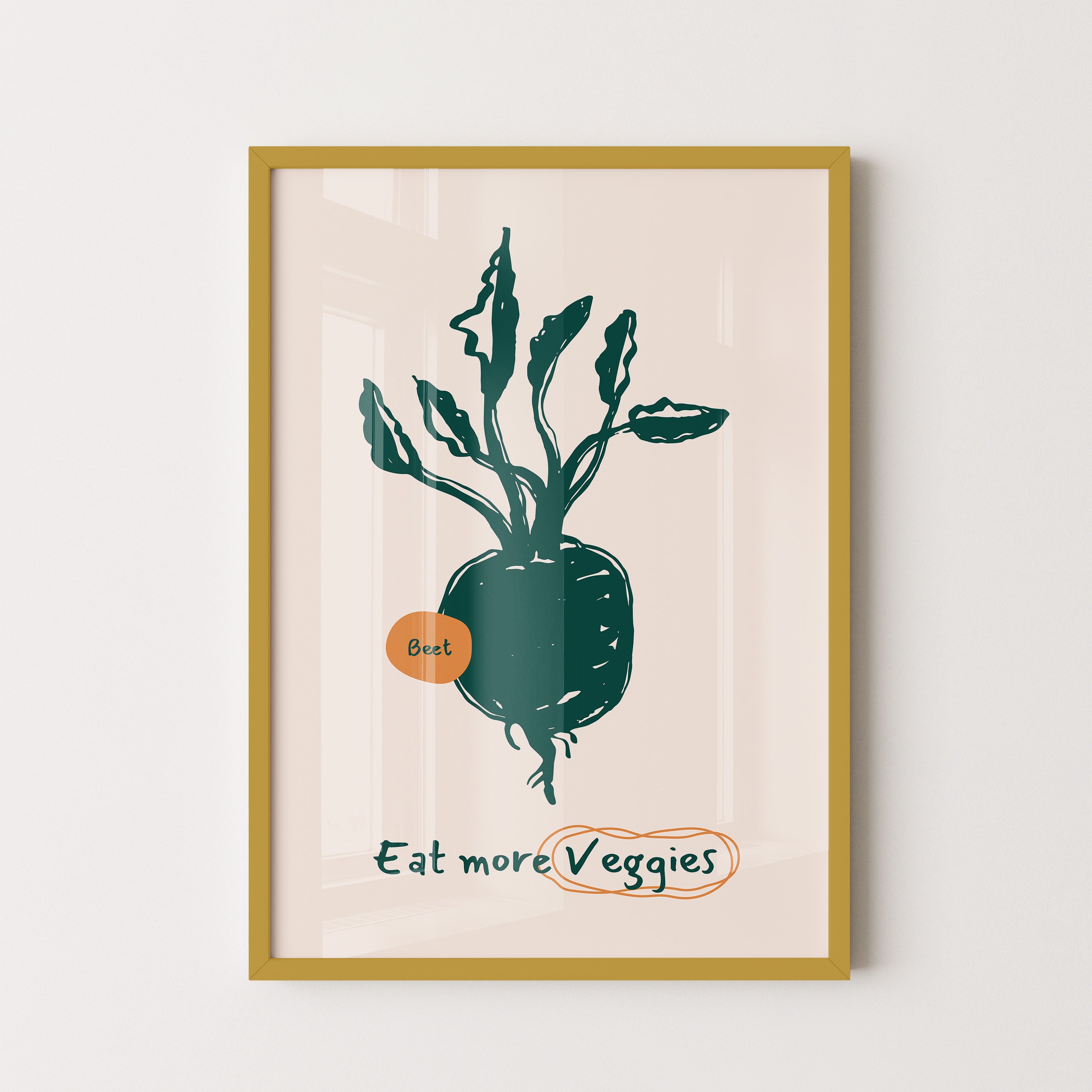 Eat More Veggies Beet Illustration