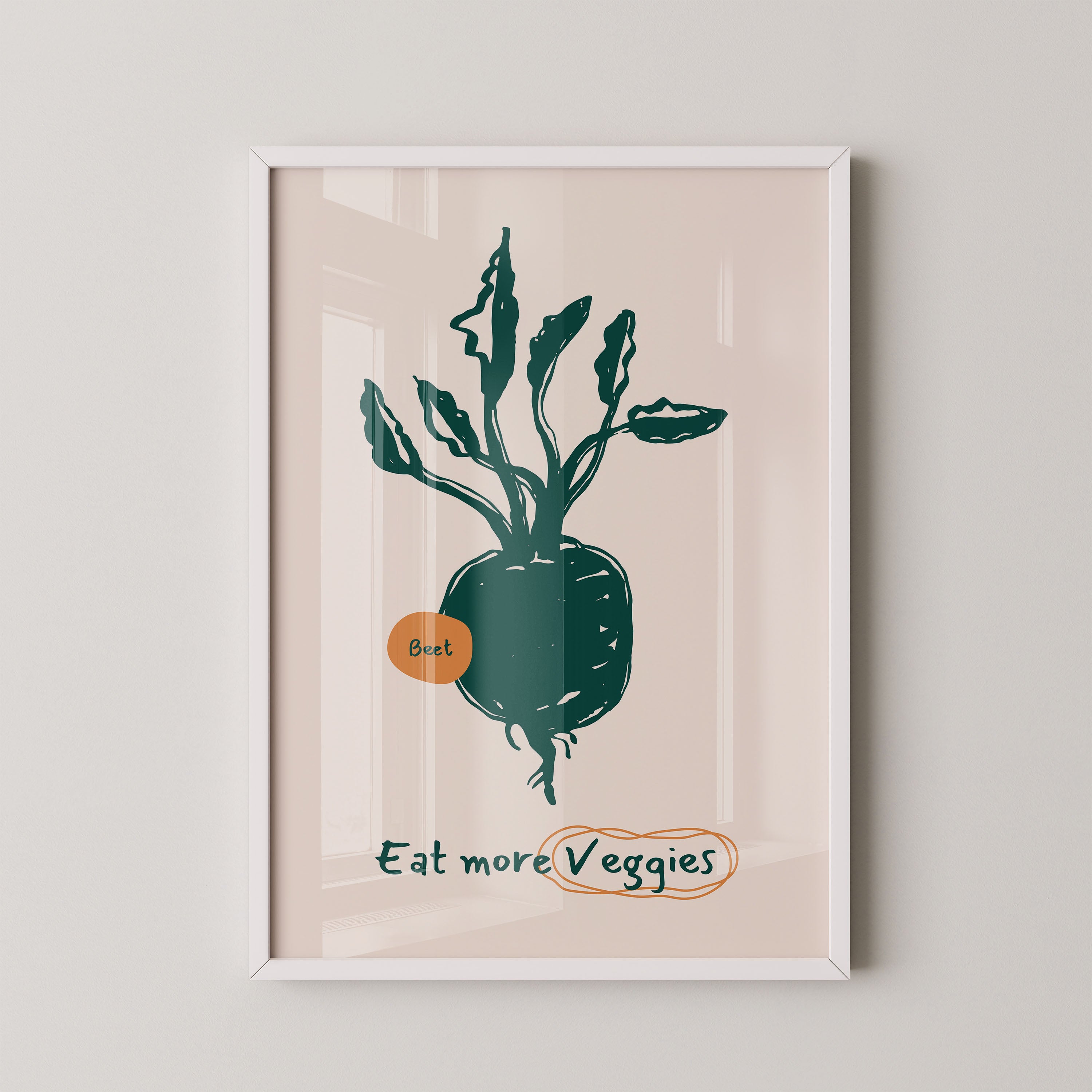 Eat More Veggies Beet Illustration