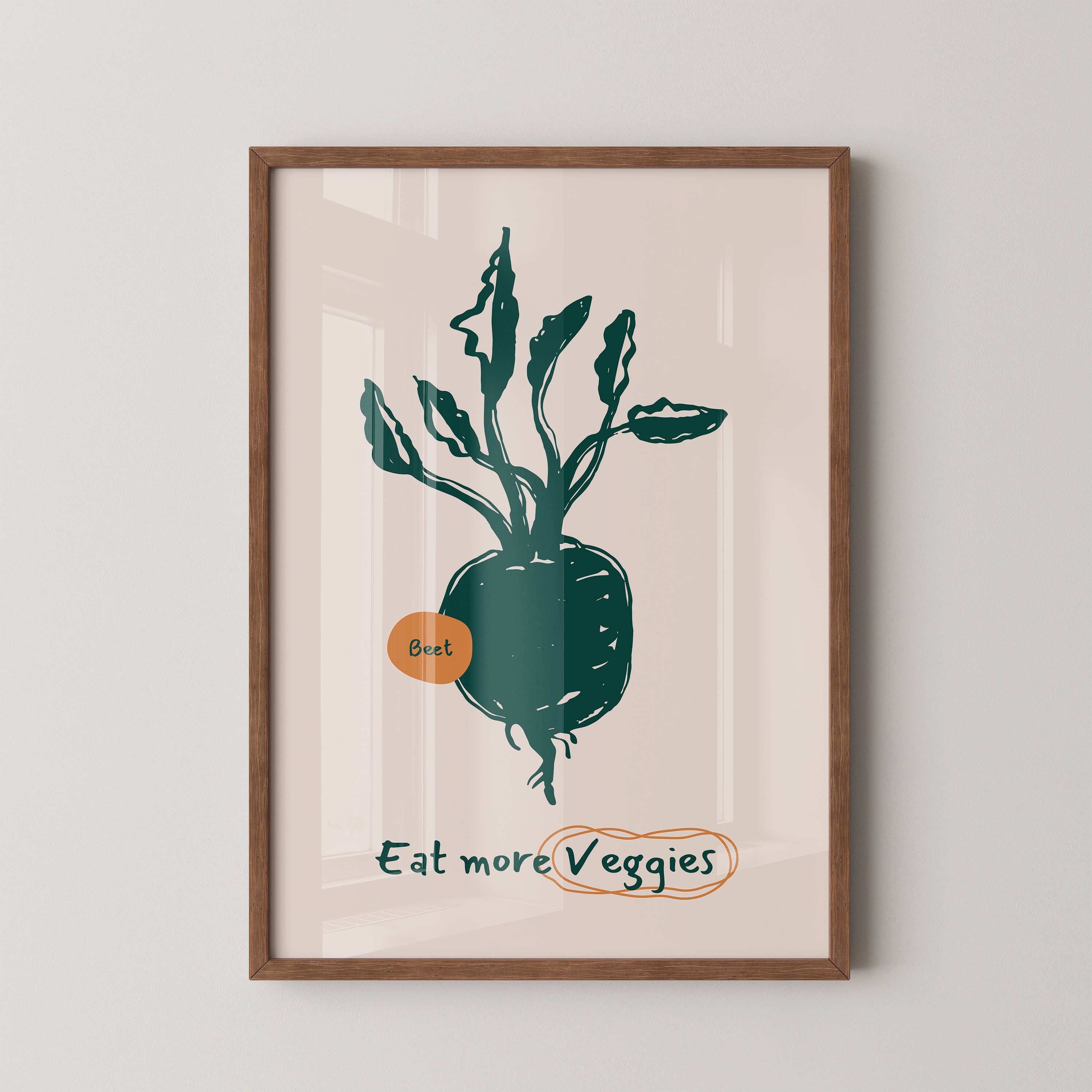 Eat More Veggies Beet Illustration