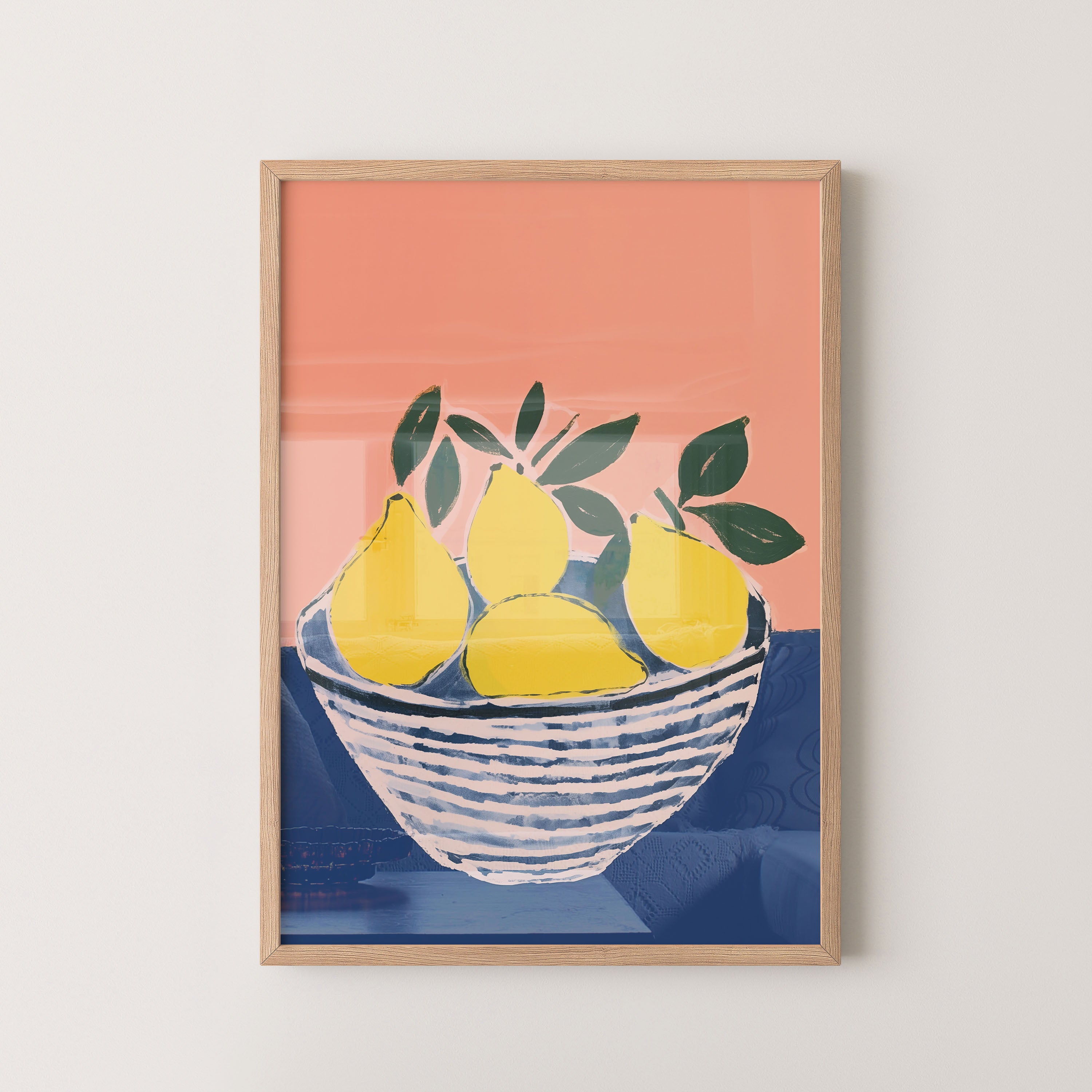 Lemon Bowl Mediterranean Still Life