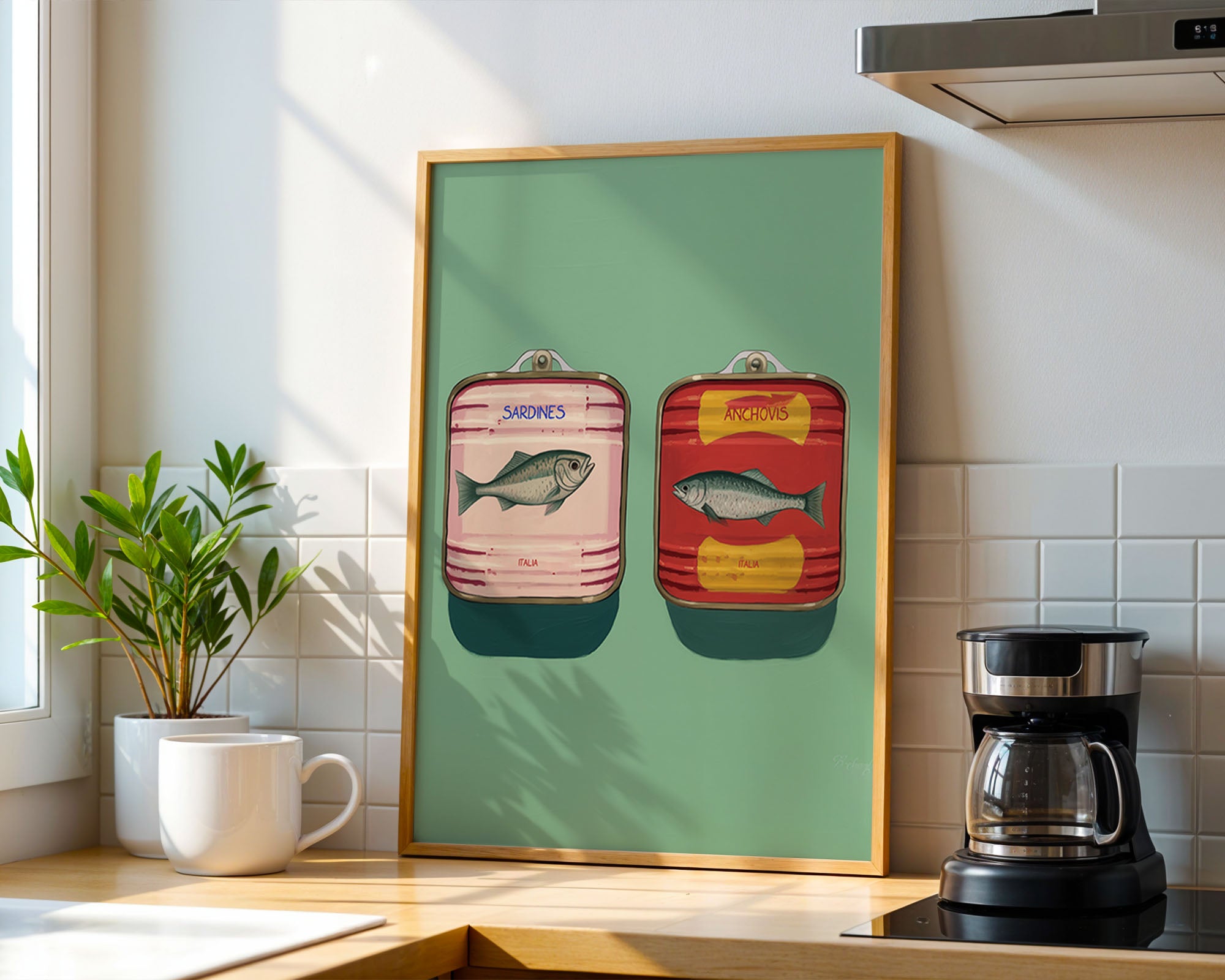 Vintage Sardines And Anchovies Duo