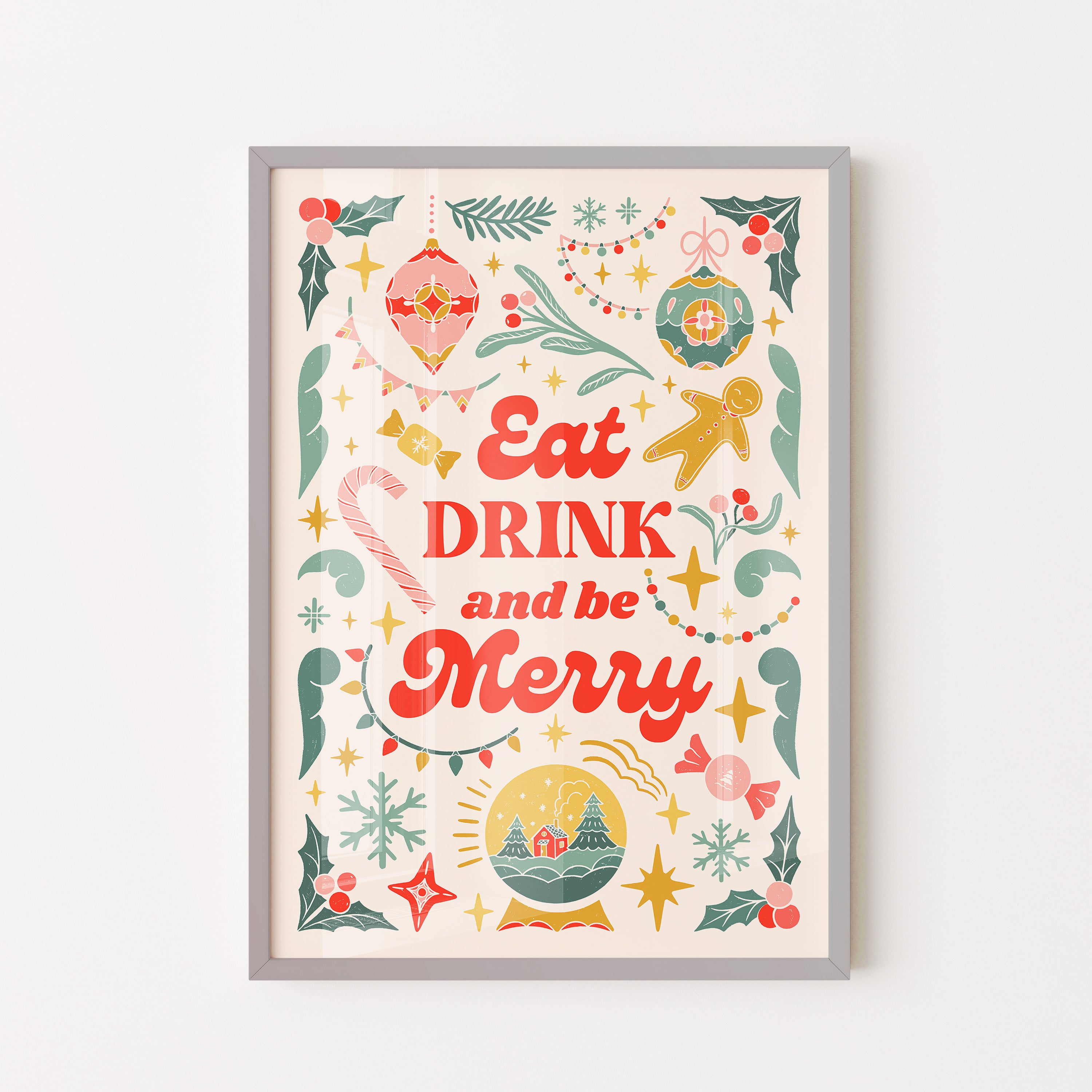 Eat Drink And Be Merry Festive Charm