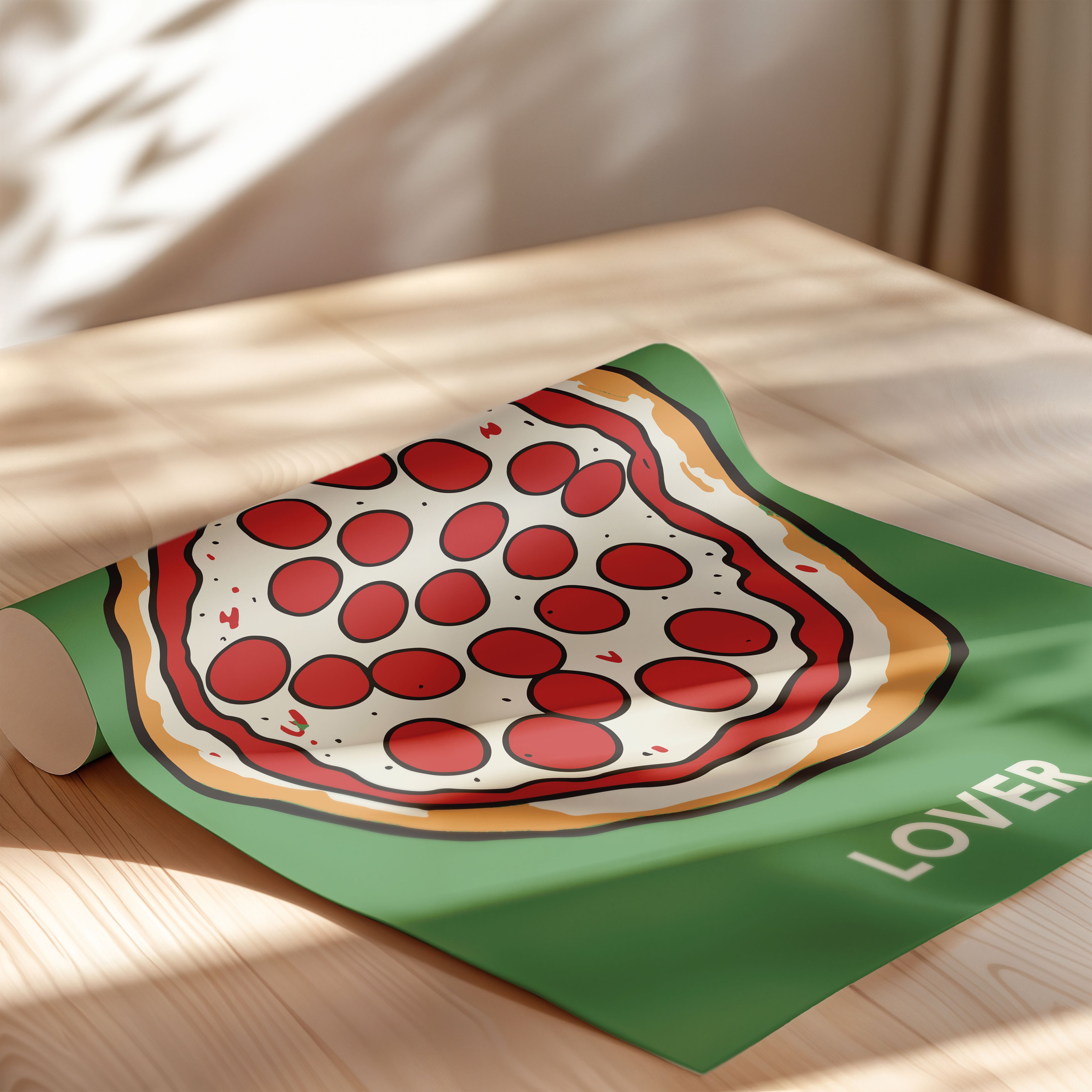 Pizza Lover Bold Kitchen Art