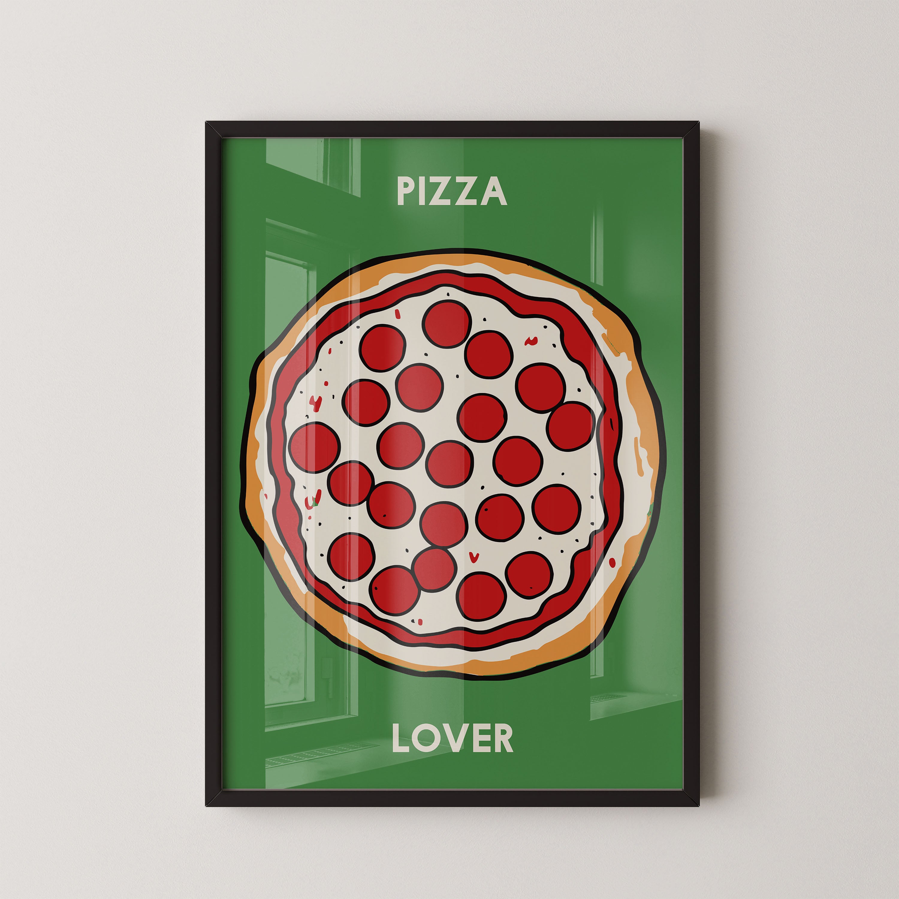 Pizza Lover Bold Kitchen Art