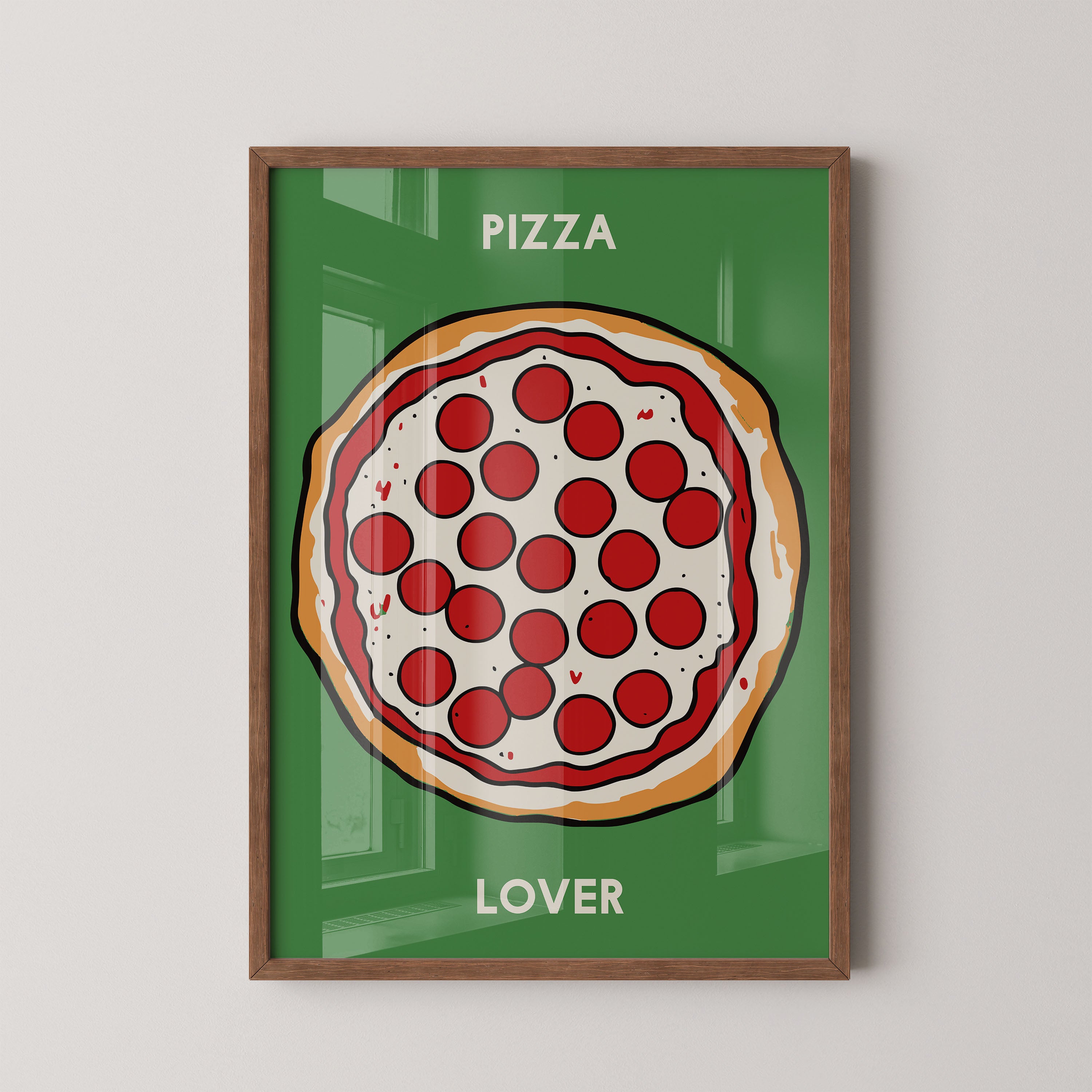 Pizza Lover Bold Kitchen Art