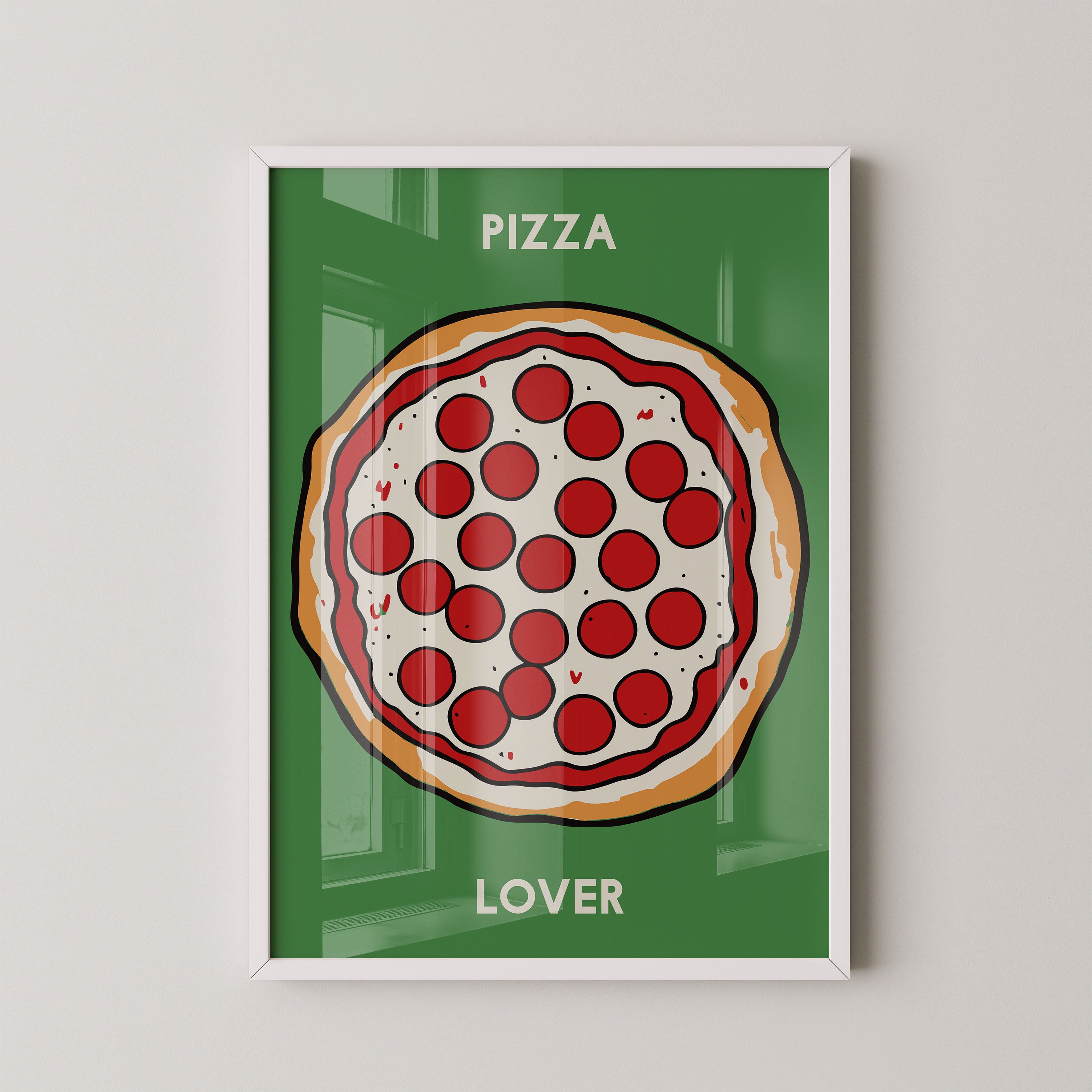 Pizza Lover Bold Kitchen Art