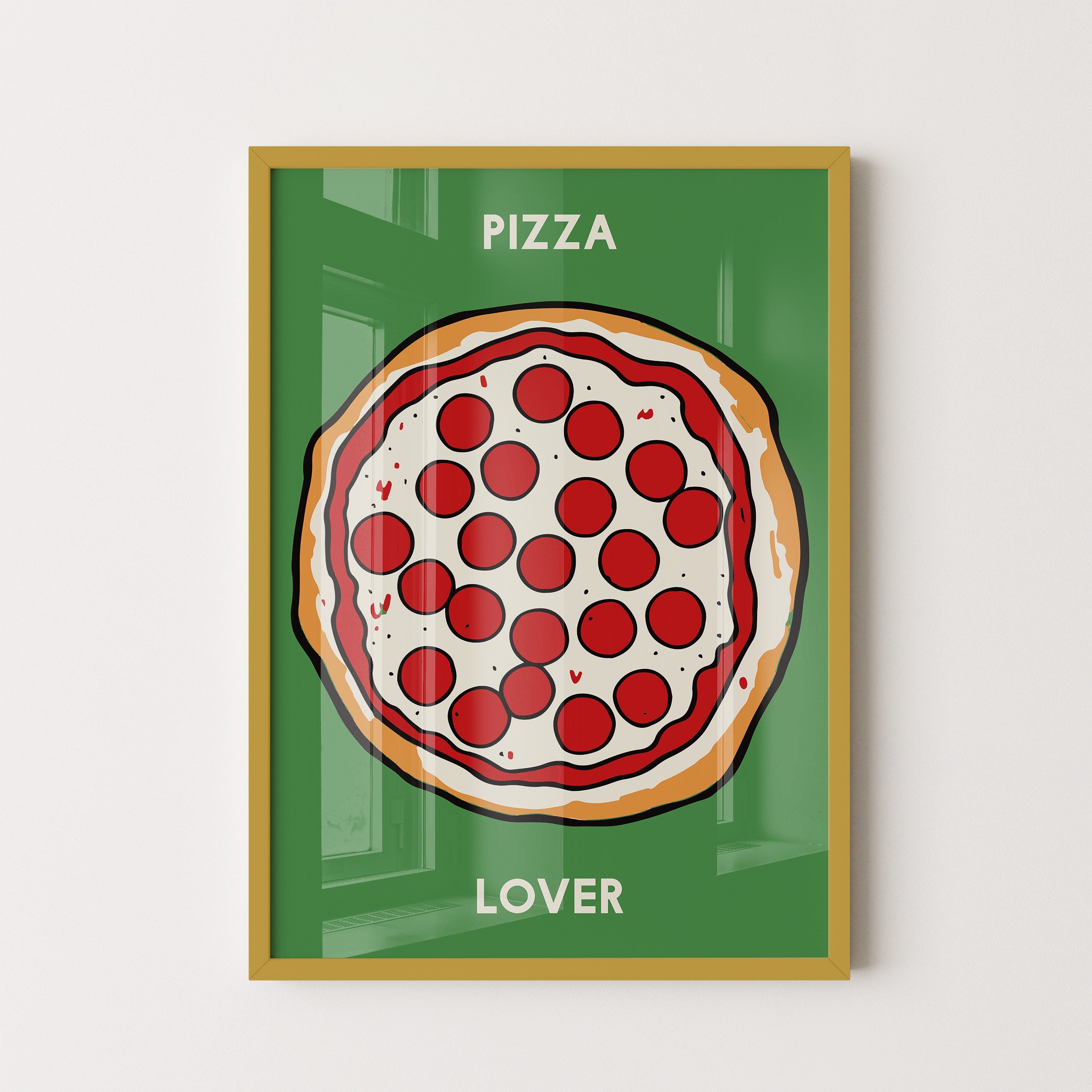 Pizza Lover Bold Kitchen Art