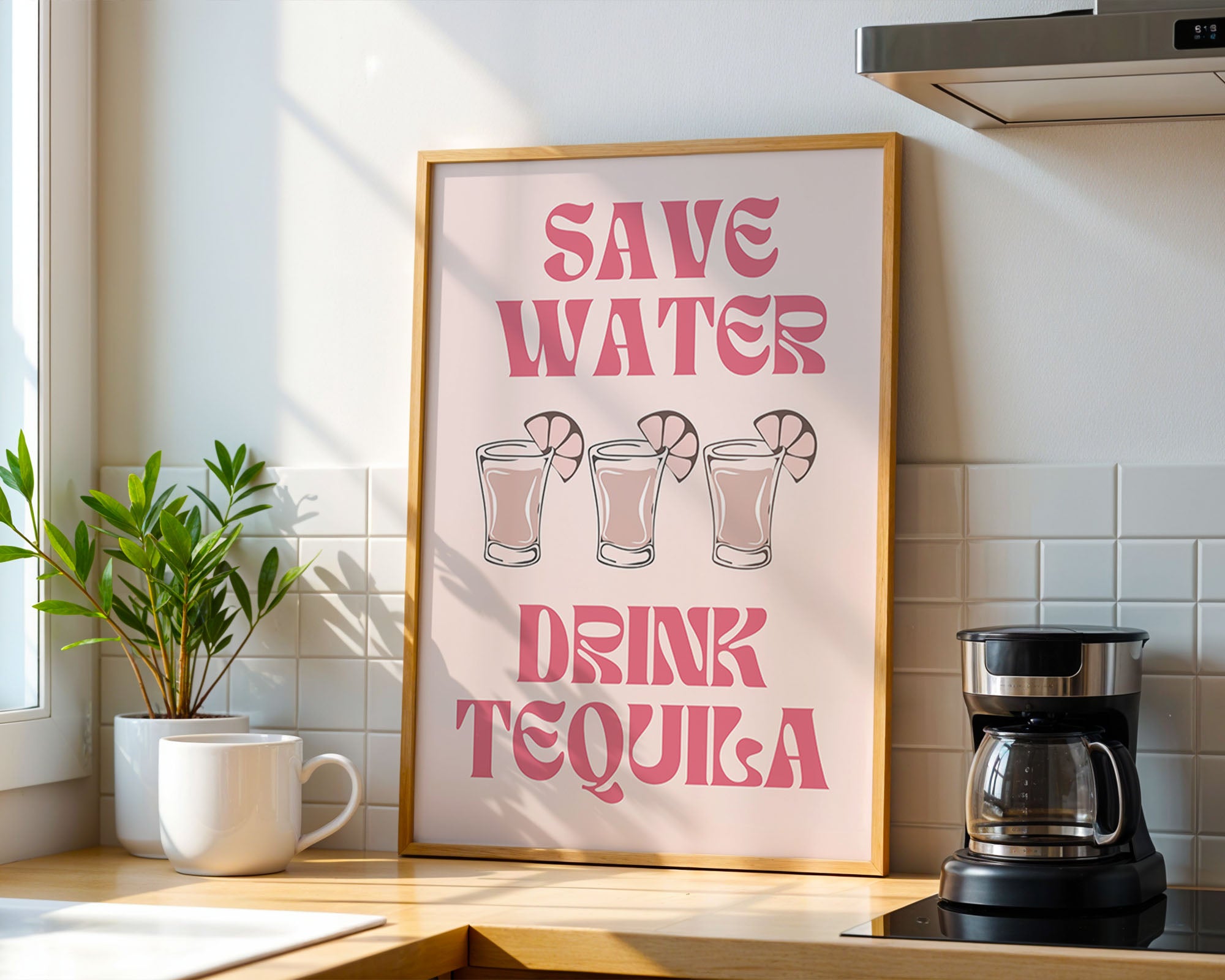 Save Water Drink Tequila Typography