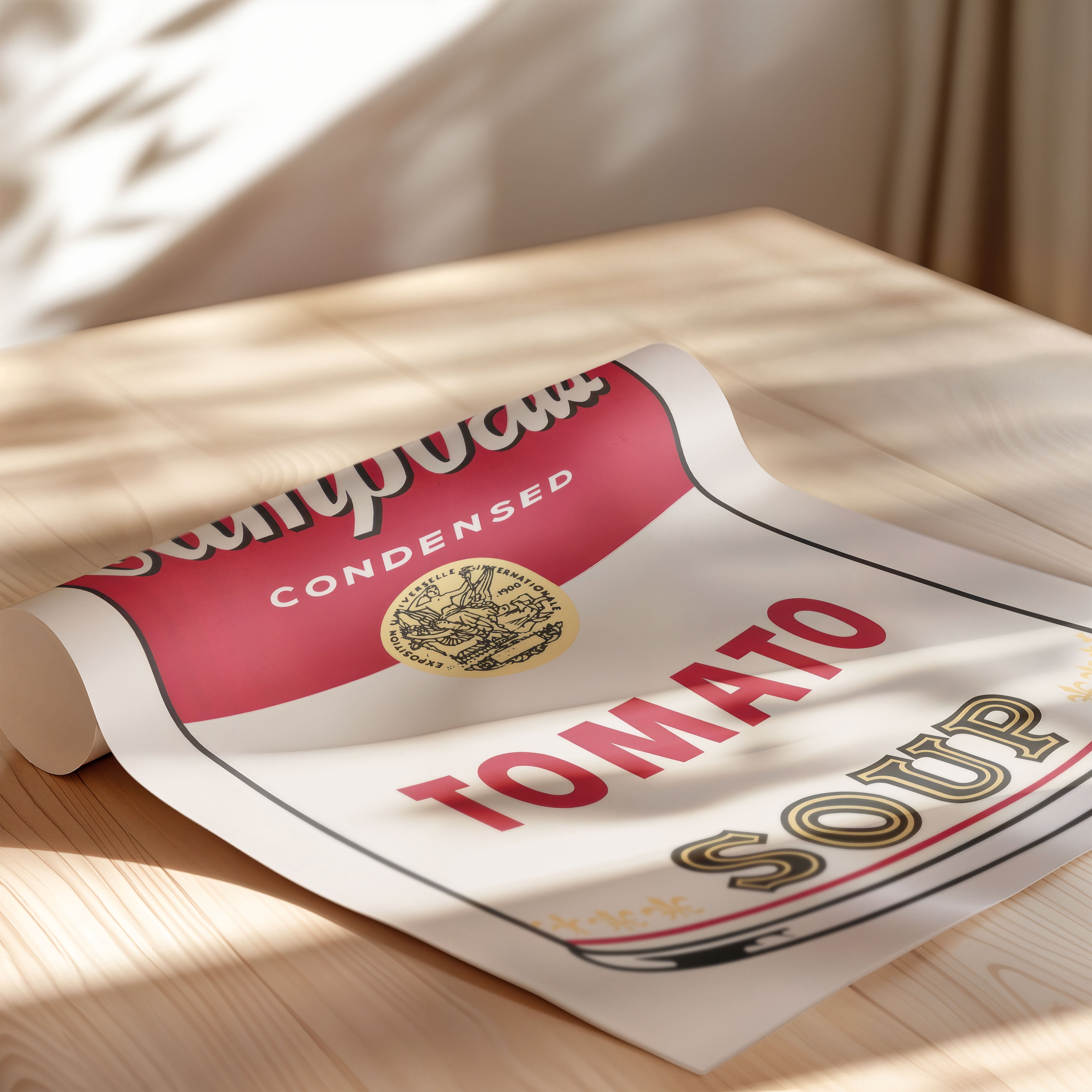 Vintage Tomato Soup Can Pop Art