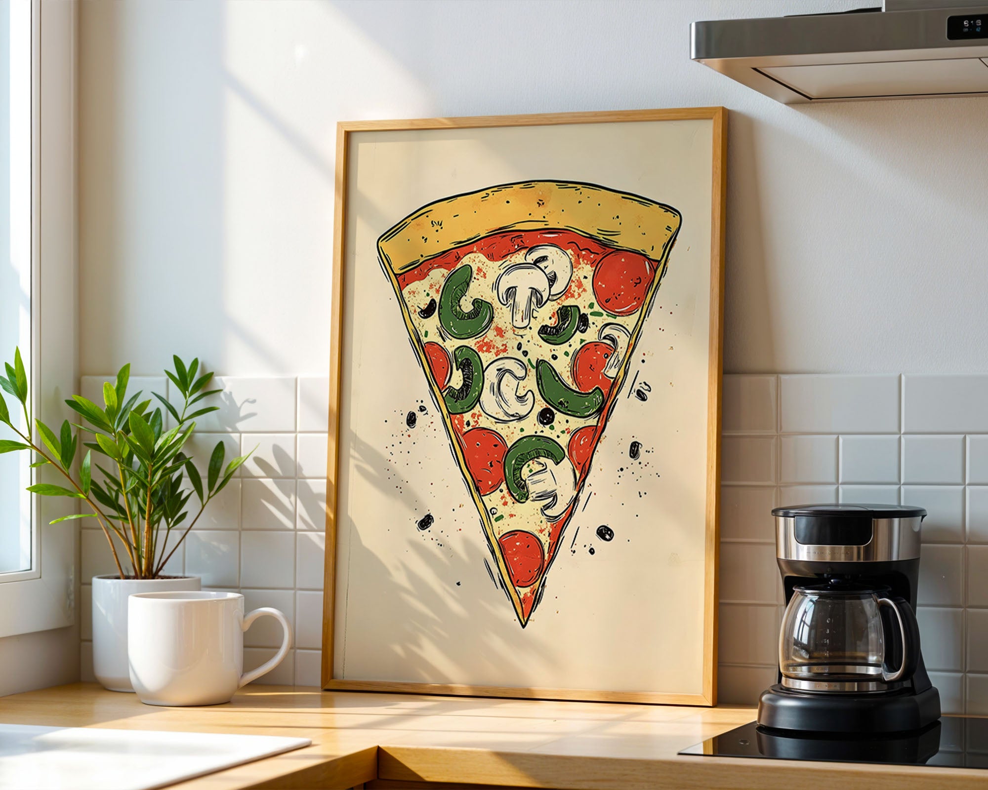 Classic Slice Illustration