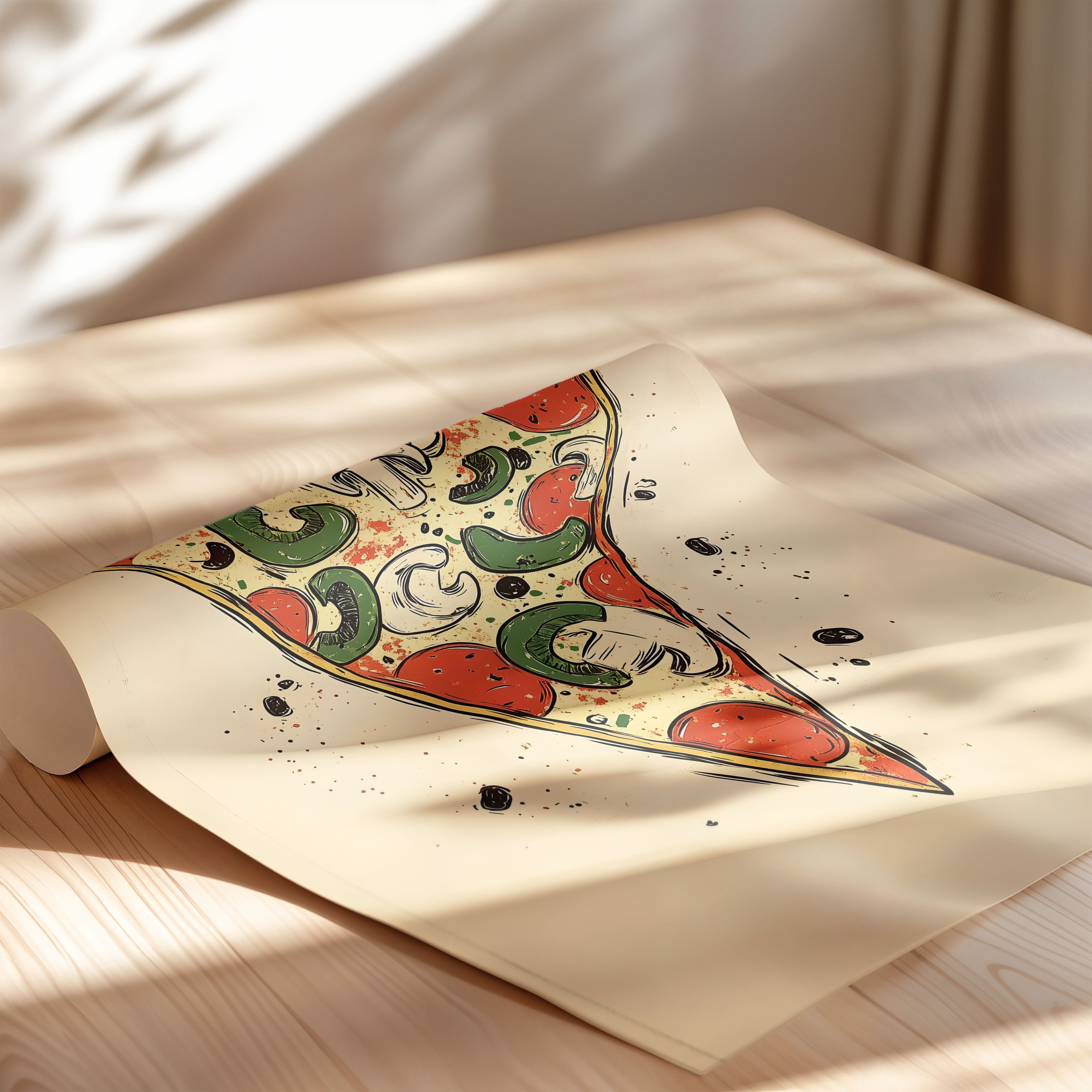 Classic Slice Illustration